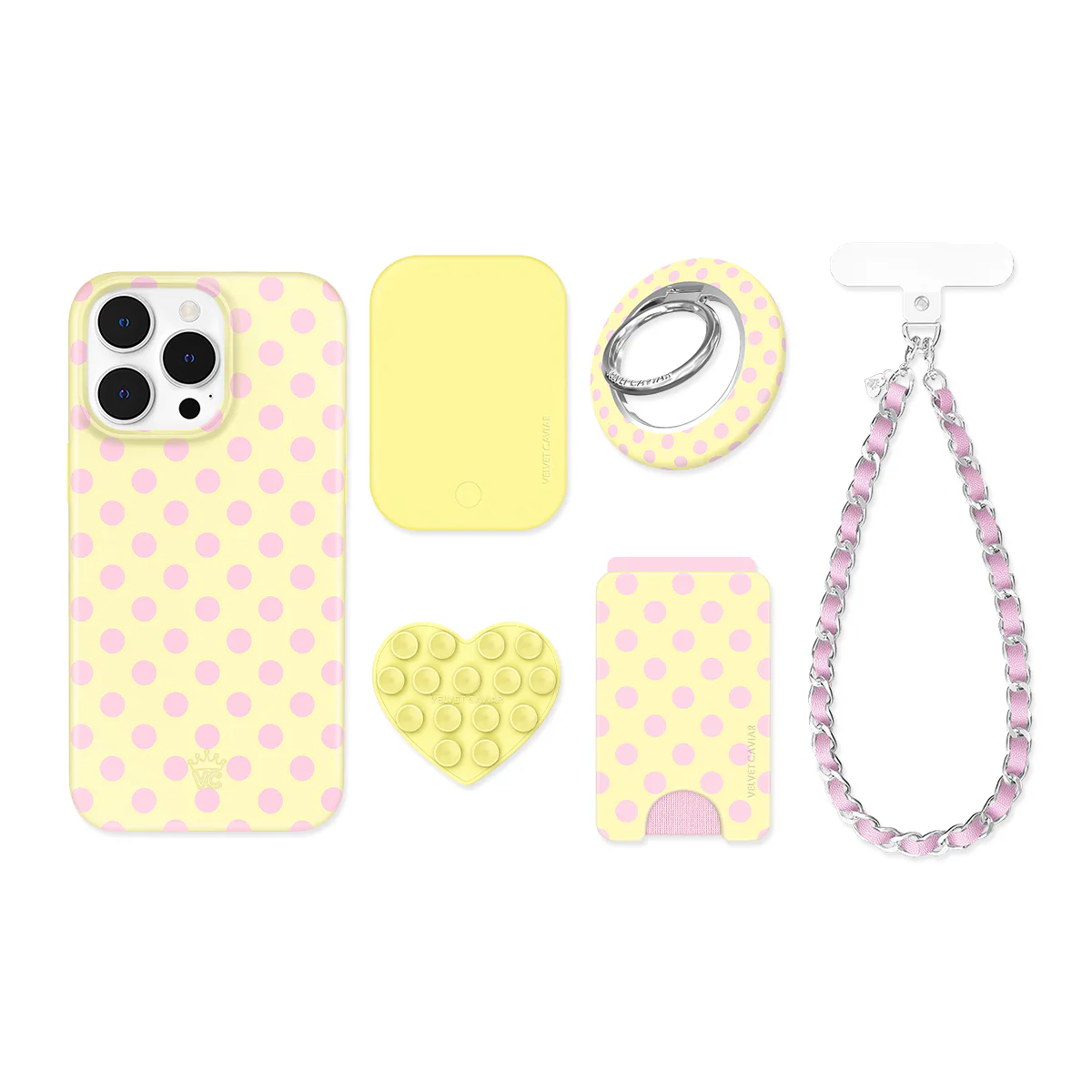 Buttercream Polka Dot iPhone Bundle Set - Image 8