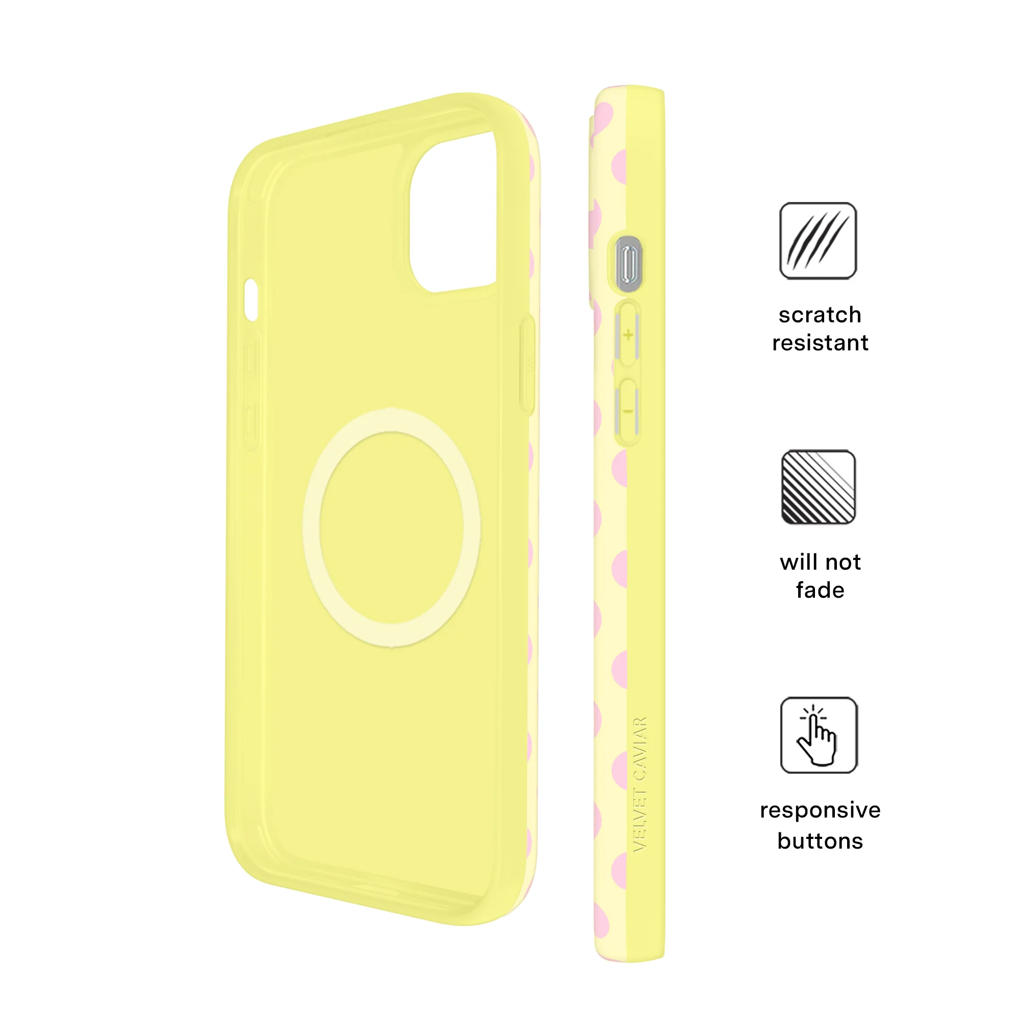 Buttercream Polka Dot iPhone Case - Image 5