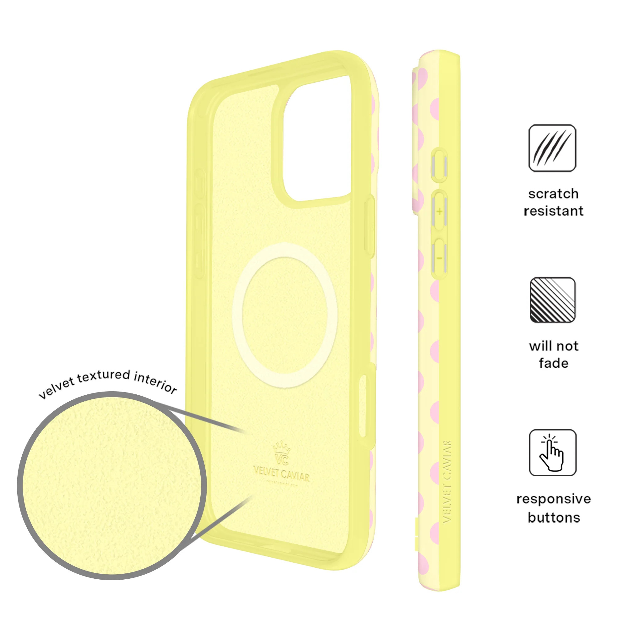 Buttercream Polka Dot iPhone Case - Image 55