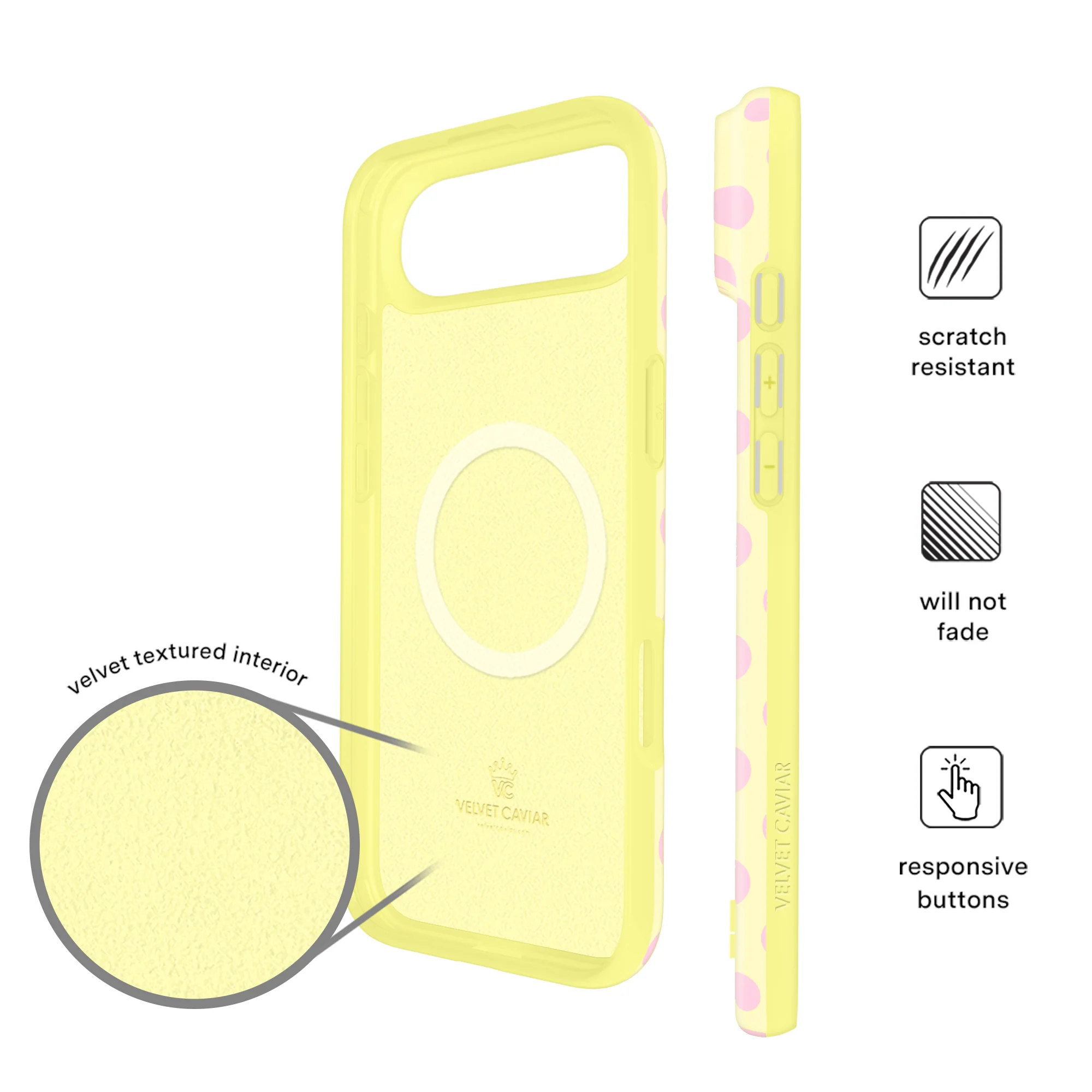 Buttercream Polka Dot iPhone Case - Image 65