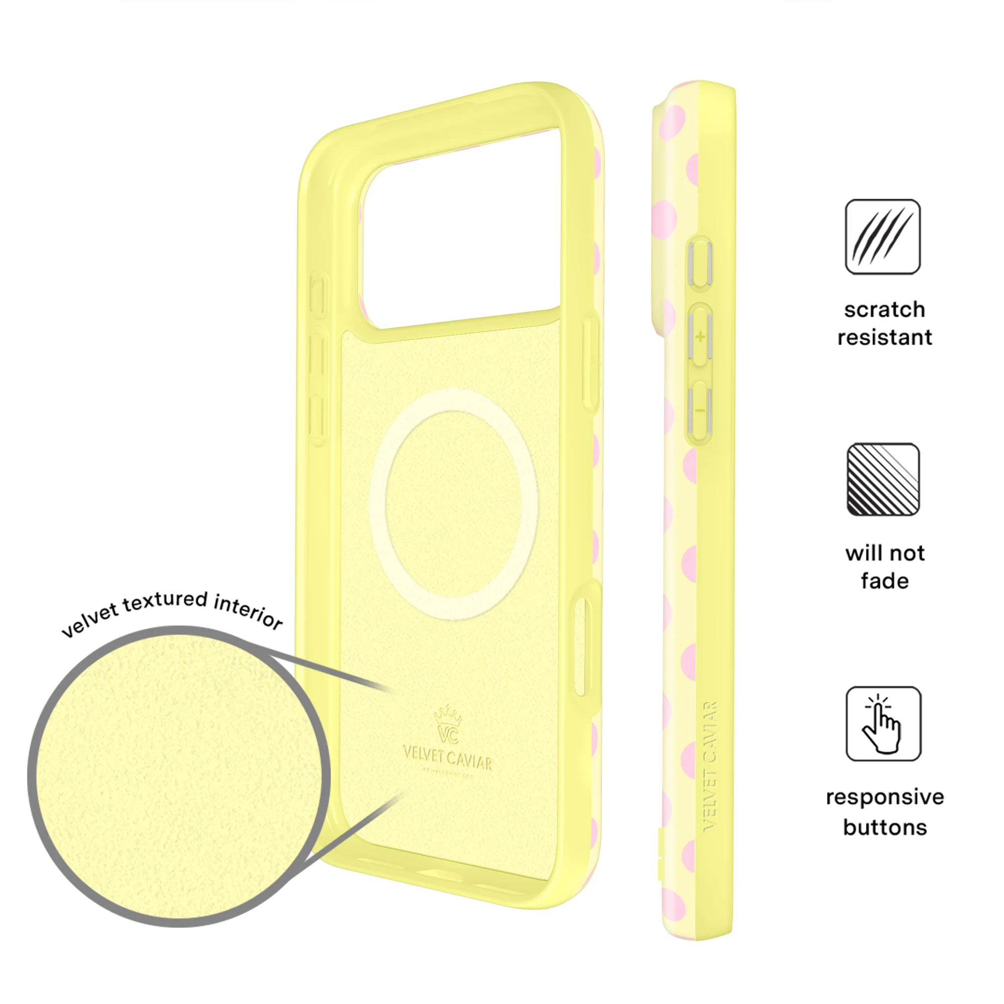 Buttercream Polka Dot iPhone Case - Image 70