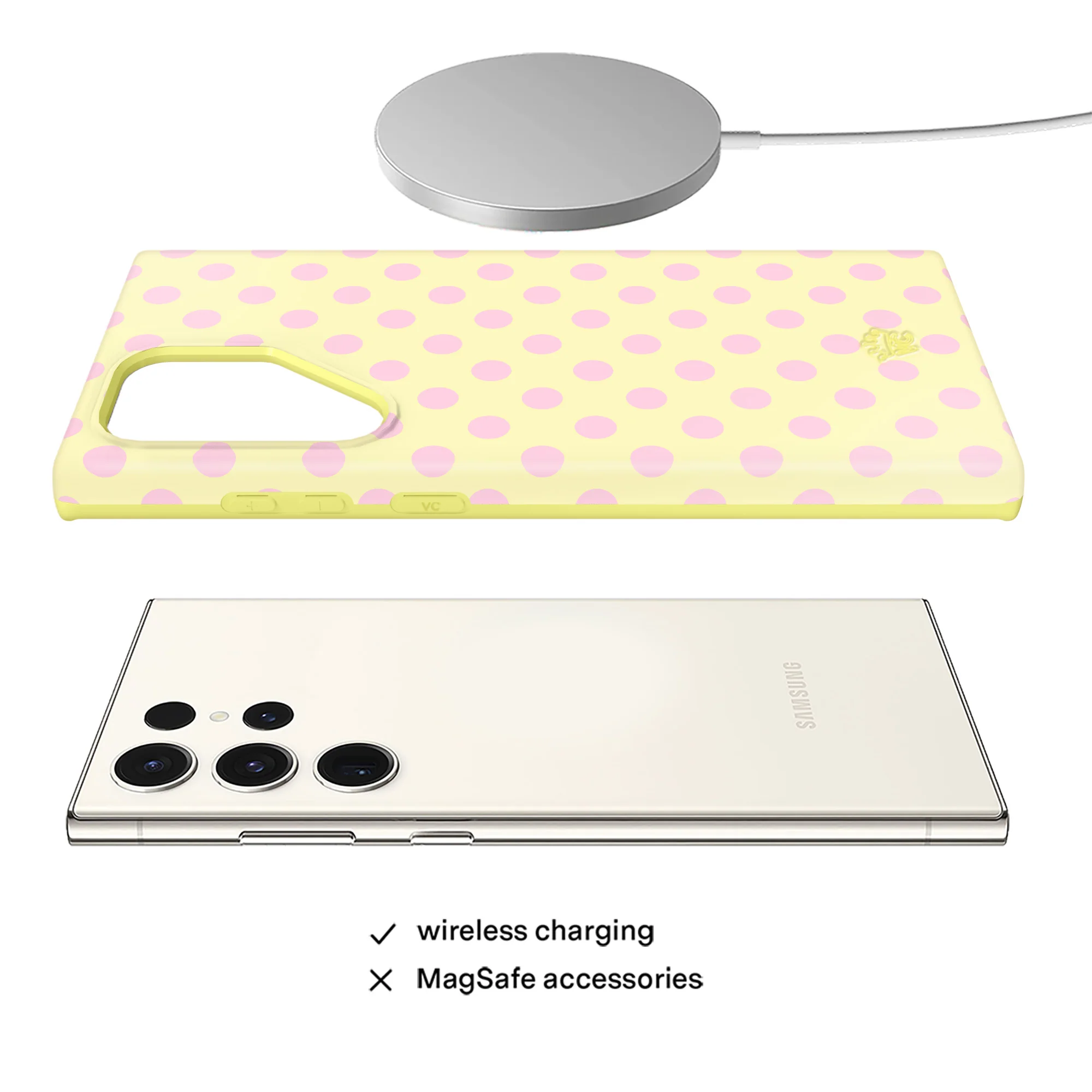 Buttercream Polka Dot Samsung Case - Image 13