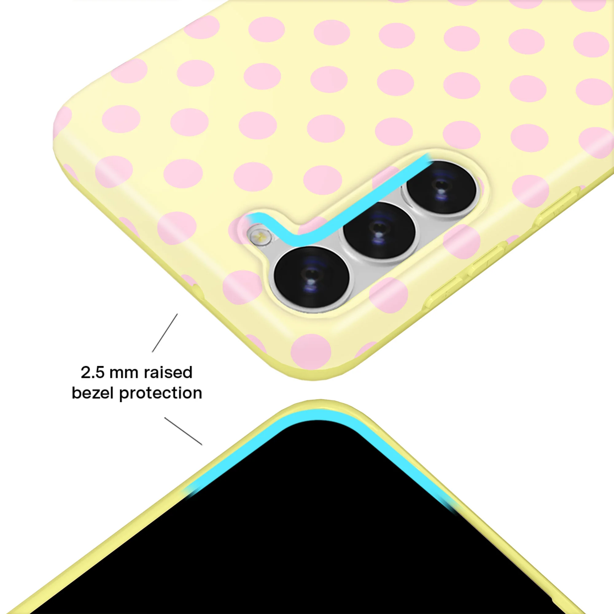 Buttercream Polka Dot Samsung Case - Image 17