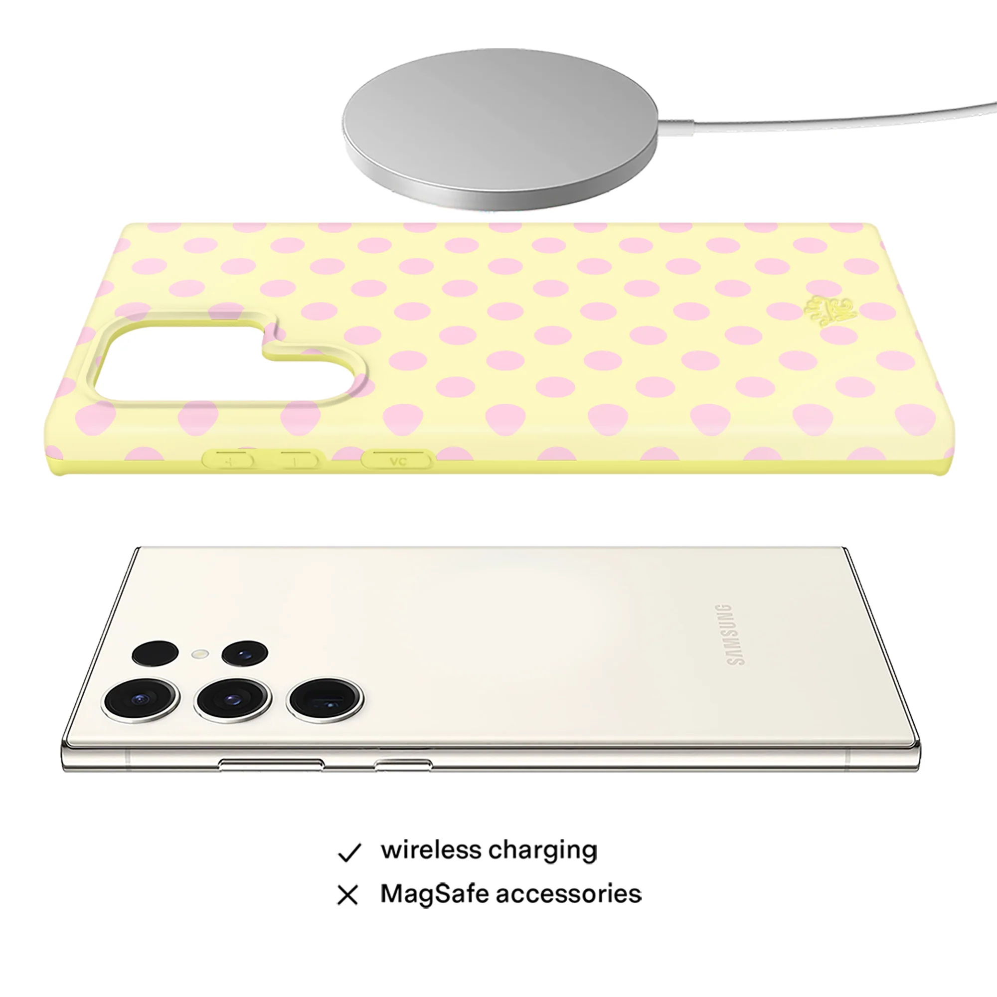Buttercream Polka Dot Samsung Case - Image 28