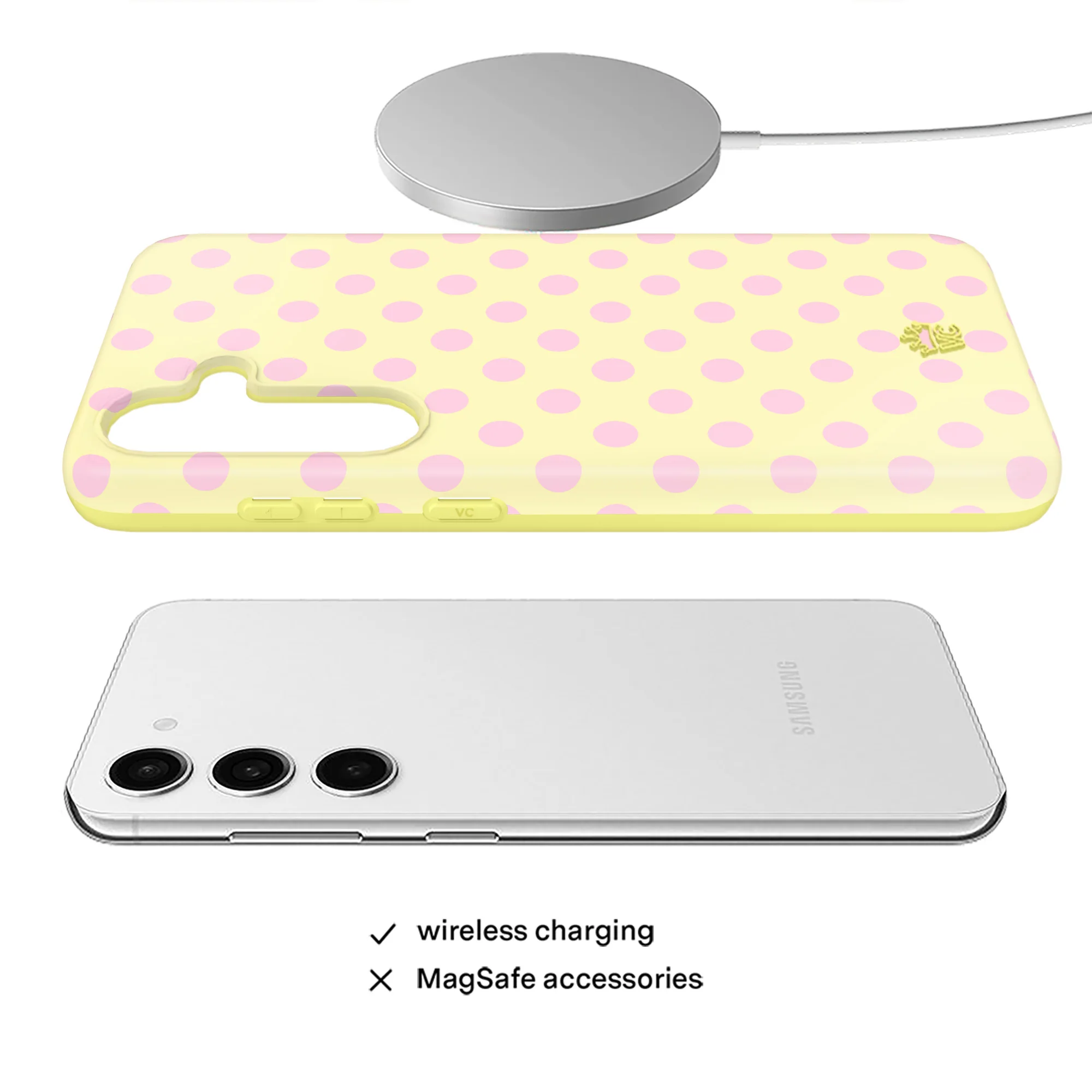 Buttercream Polka Dot Samsung Case - Image 33