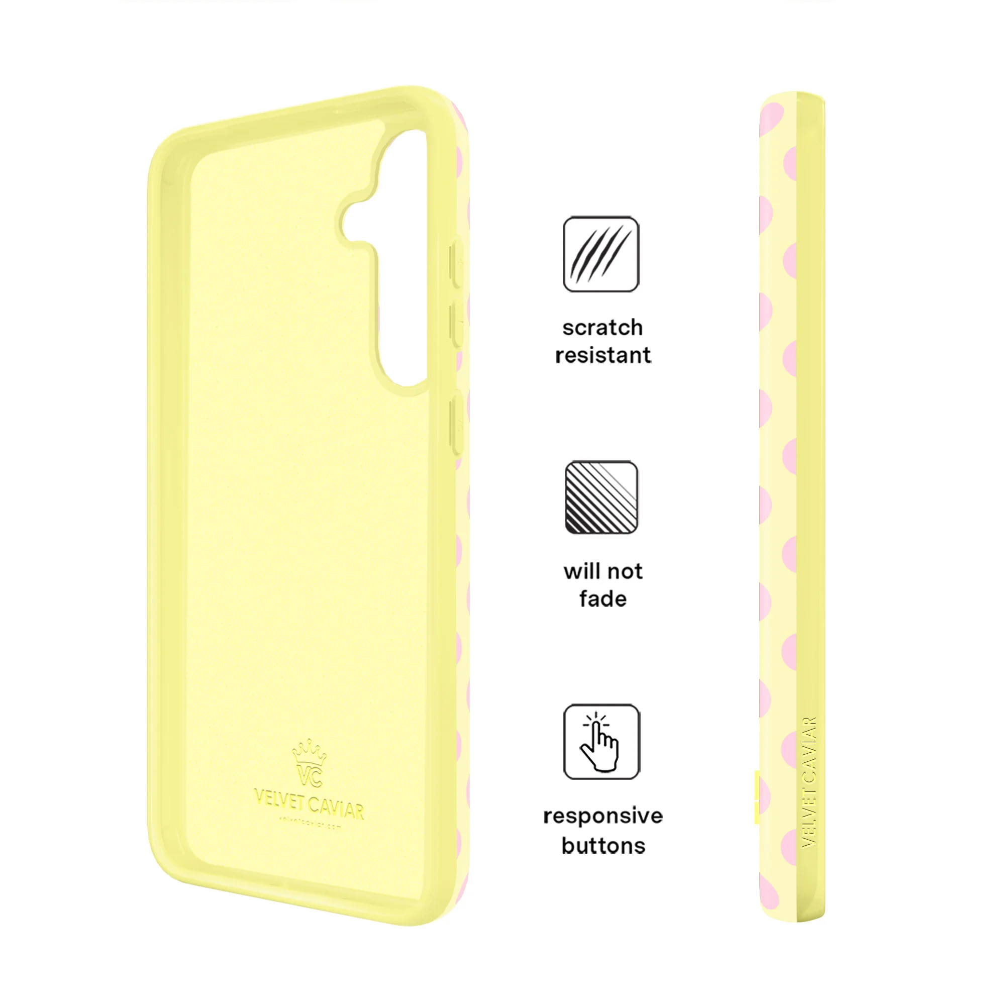 Buttercream Polka Dot Samsung Case - Image 40