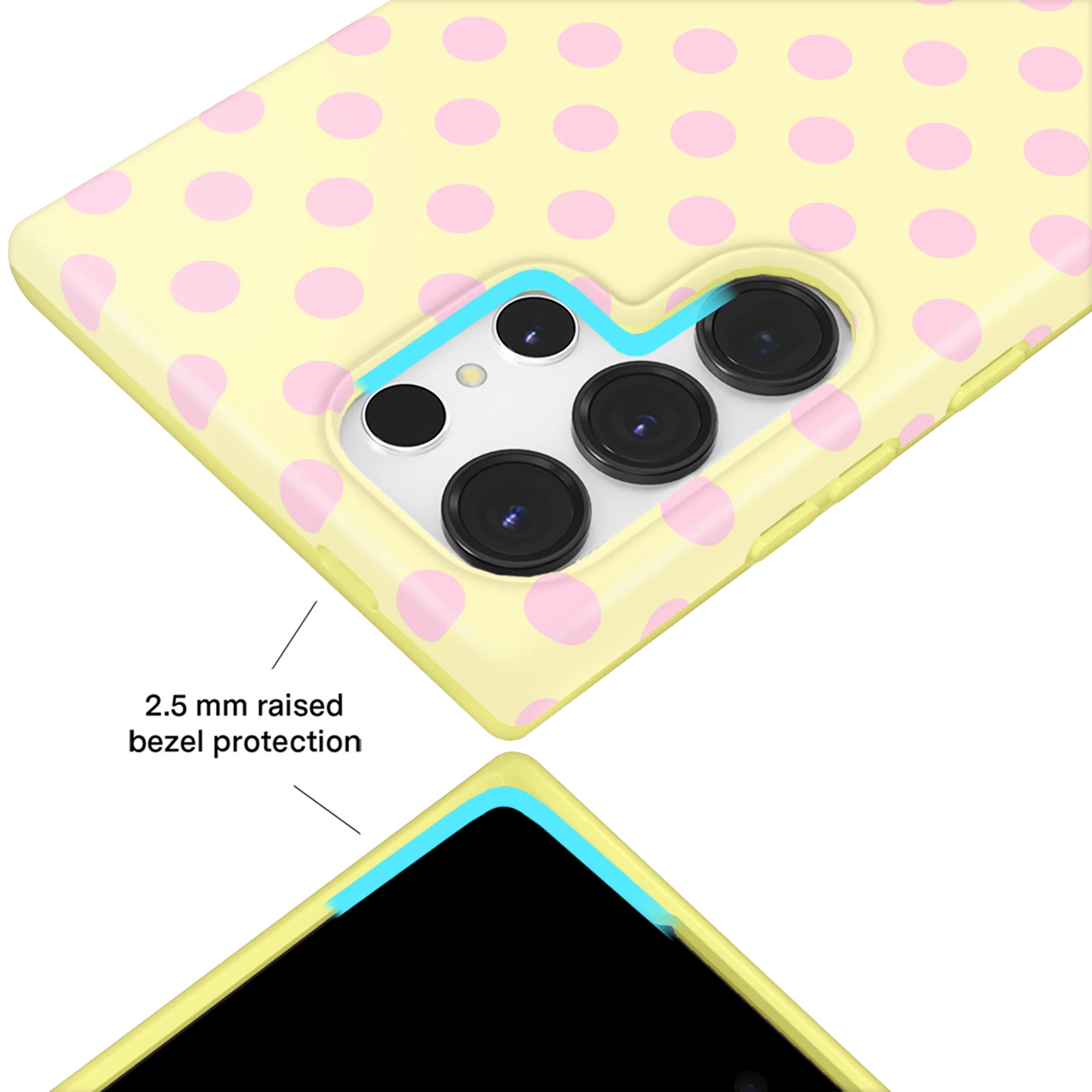 Buttercream Polka Dot Samsung Case - Image 42
