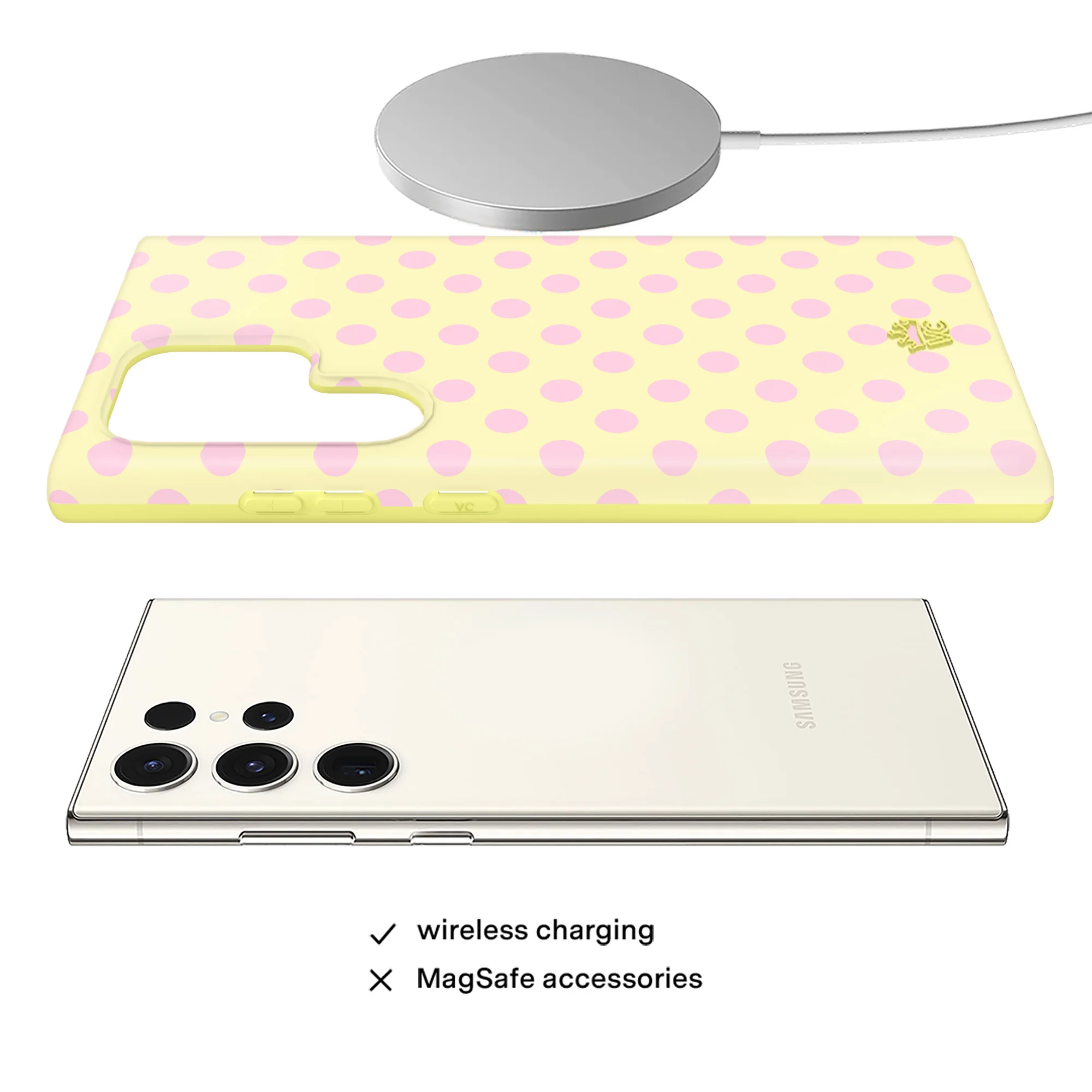 Buttercream Polka Dot Samsung Case - Image 43