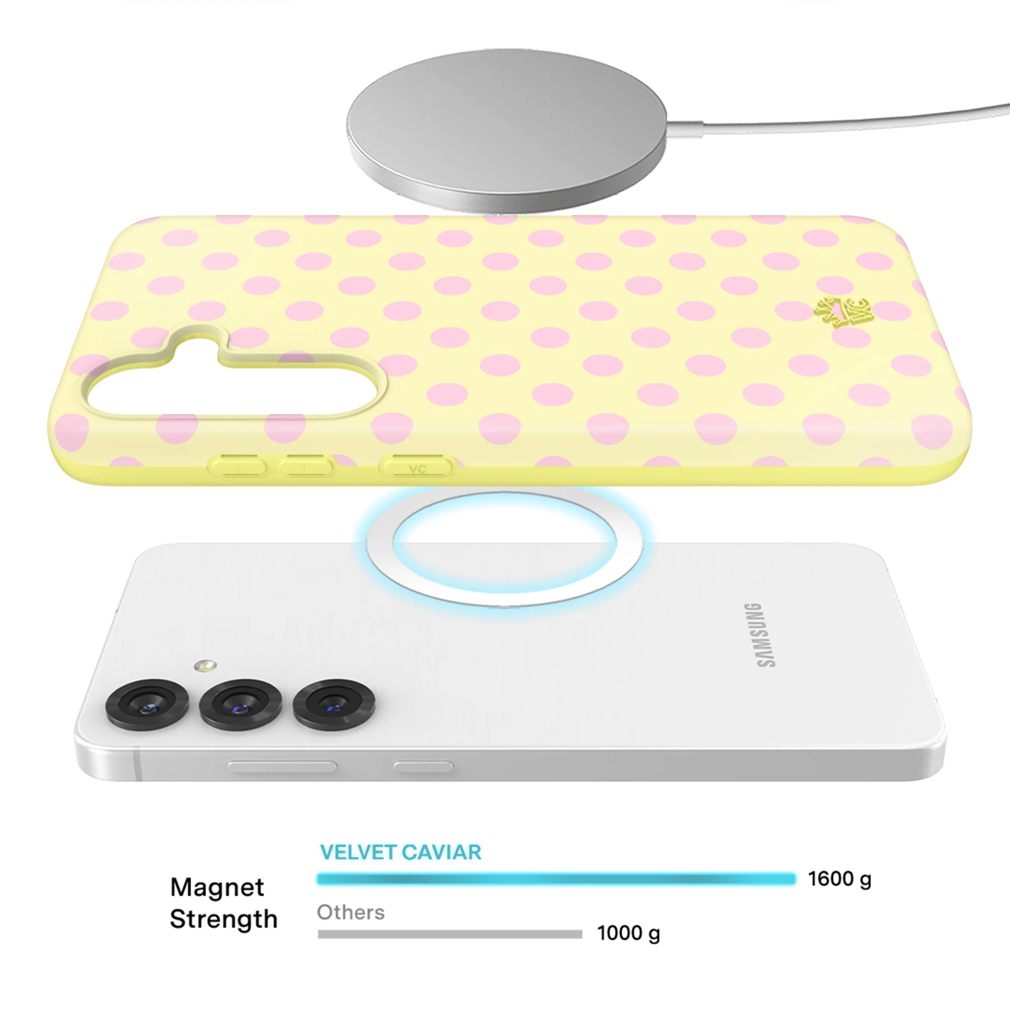 Buttercream Polka Dot Samsung Case - Image 53