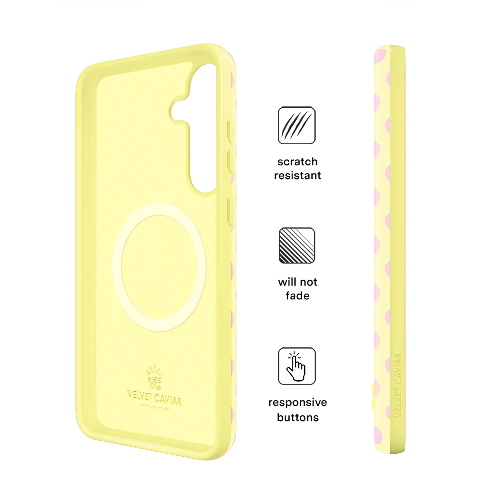Buttercream Polka Dot Samsung Case - Image 55