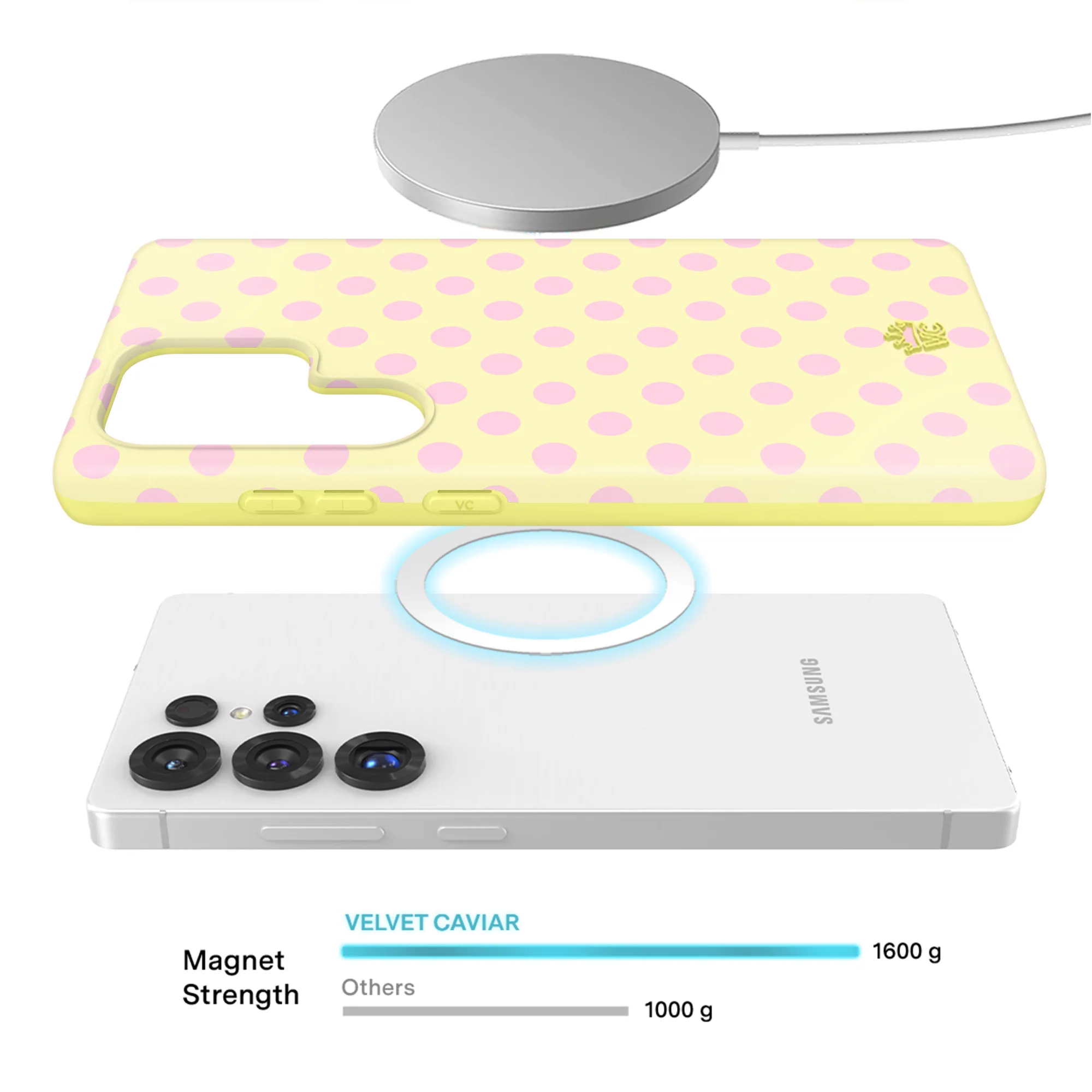 Buttercream Polka Dot Samsung Case - Image 58