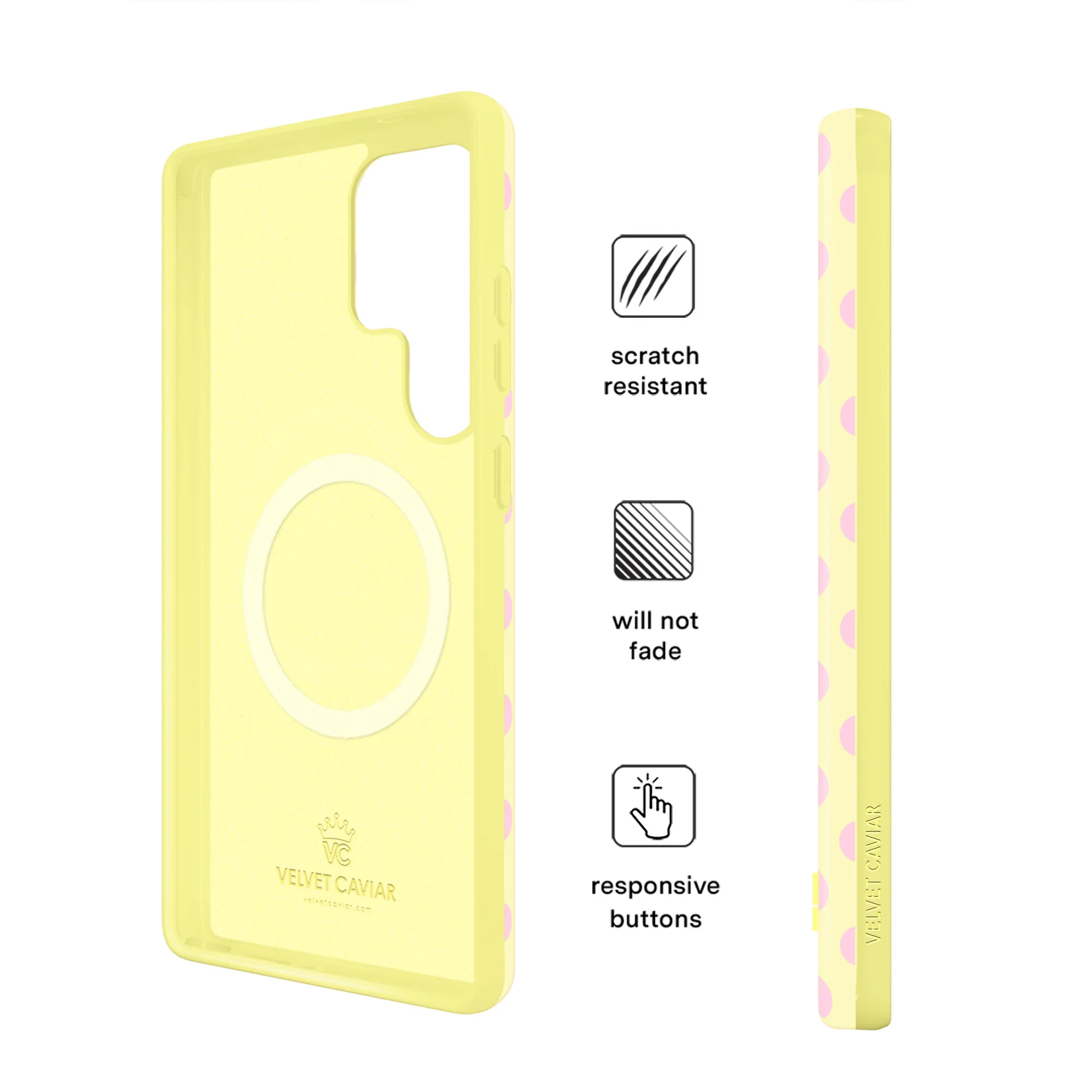 Buttercream Polka Dot Samsung Case - Image 60