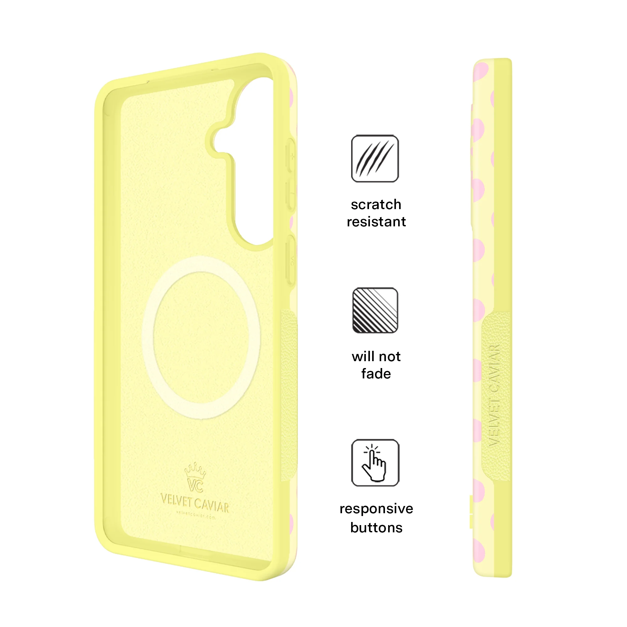 Buttercream Polka Dot Samsung Case - Image 65