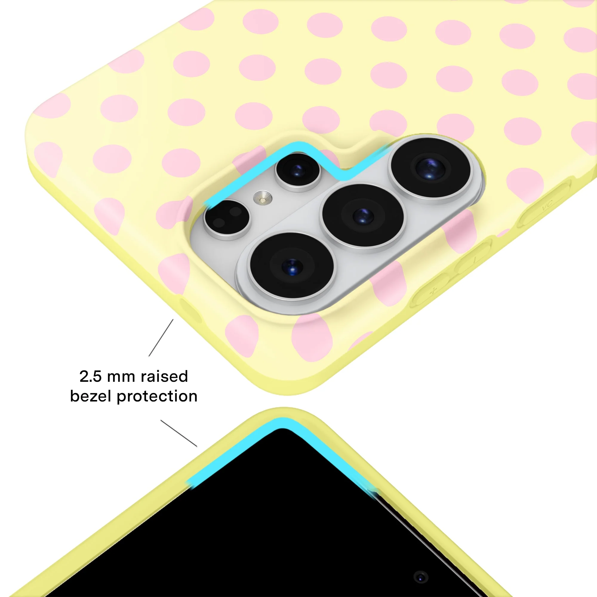 Buttercream Polka Dot Samsung Case - Image 72