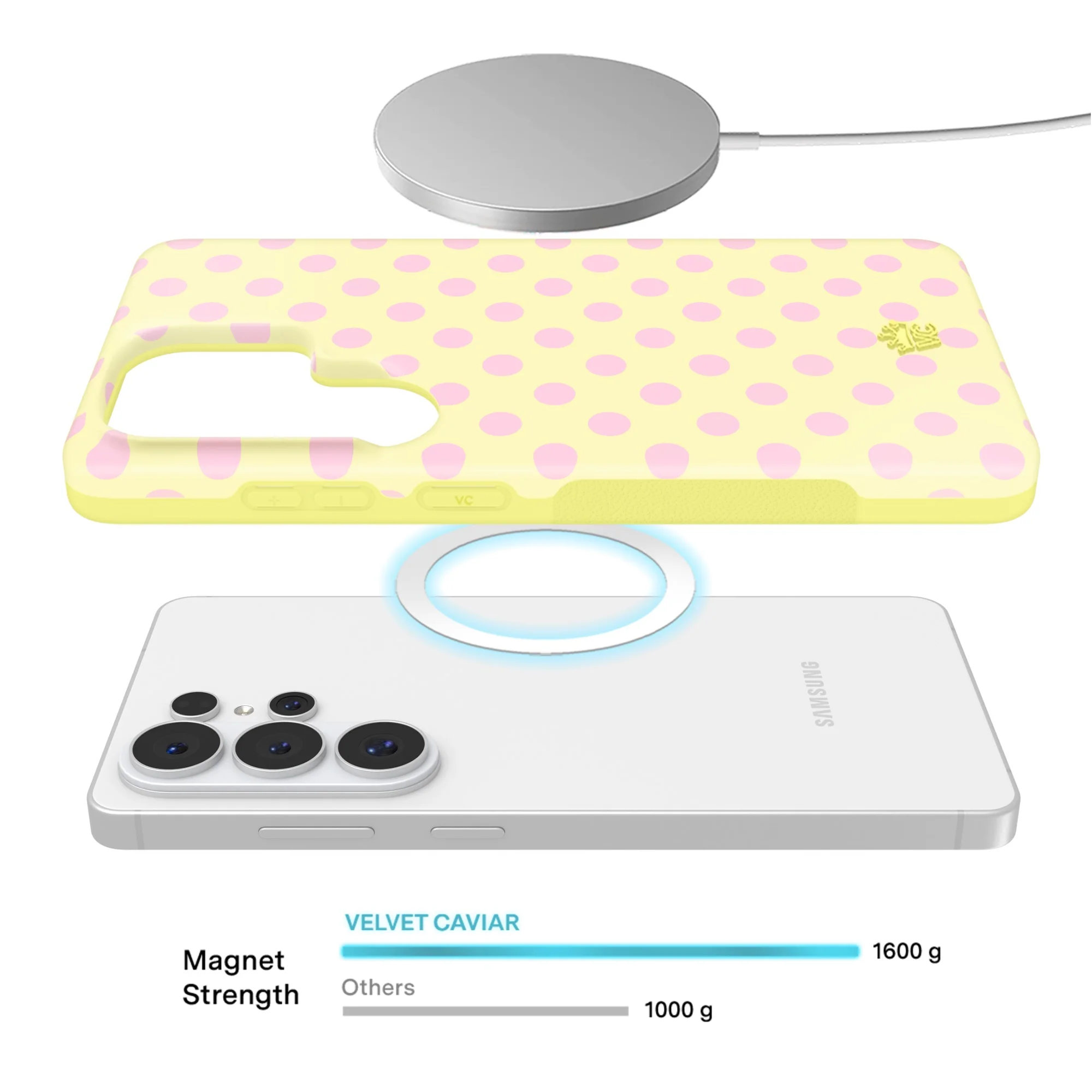 Buttercream Polka Dot Samsung Case - Image 73