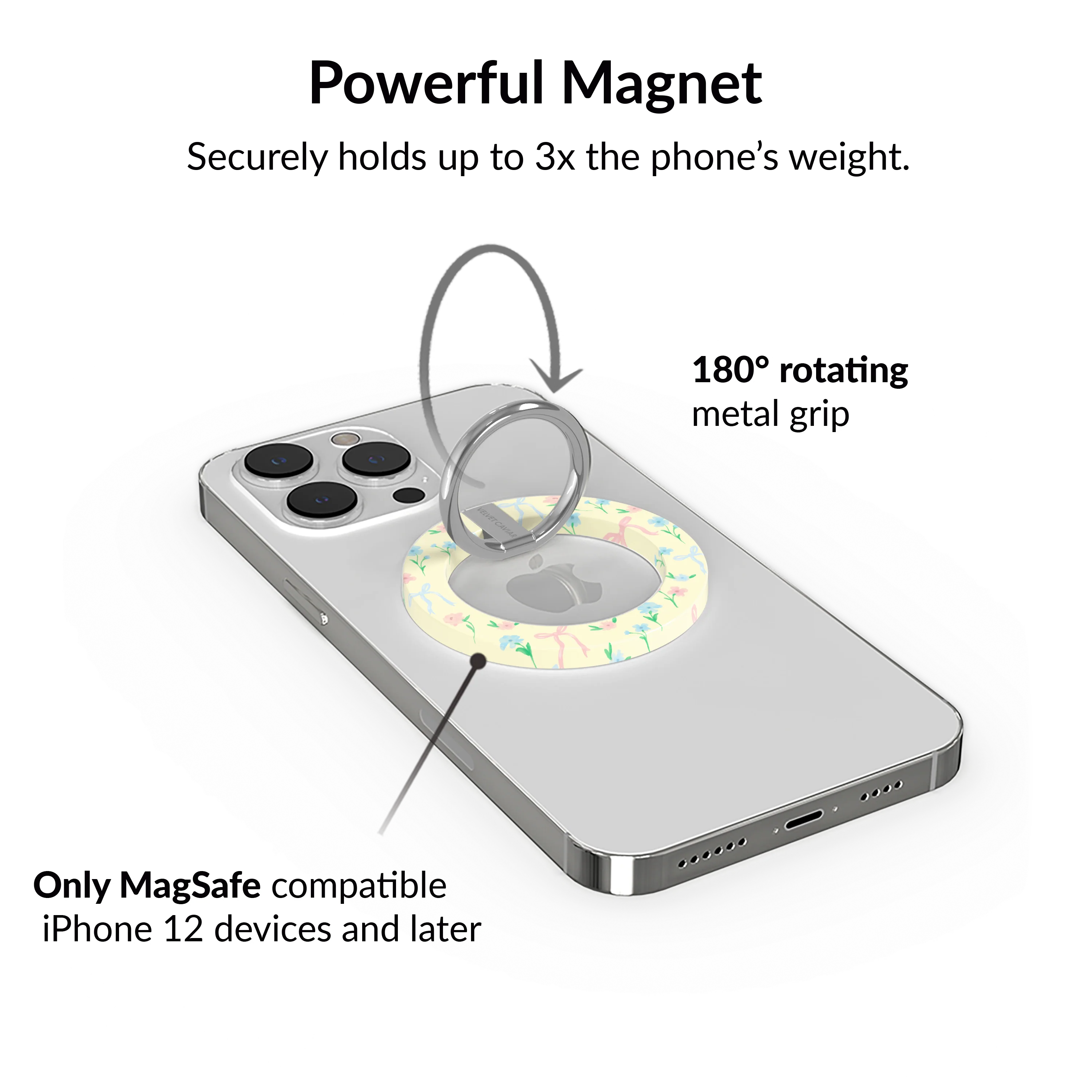 Buttercup Bows MagSafe Grip Ring - Image 3