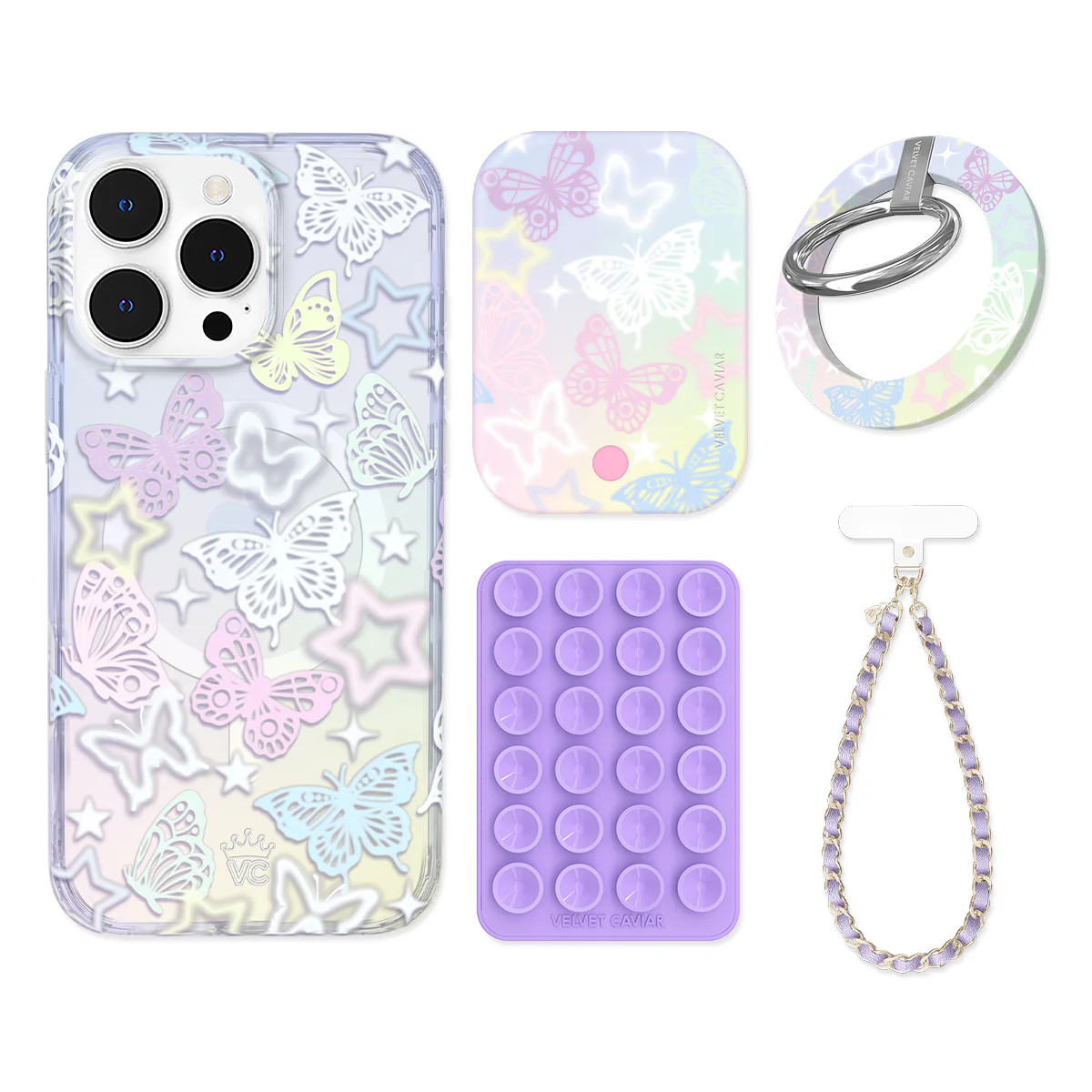 Butterfly Fantasy iPhone Bundle Set - Grip - Image 10