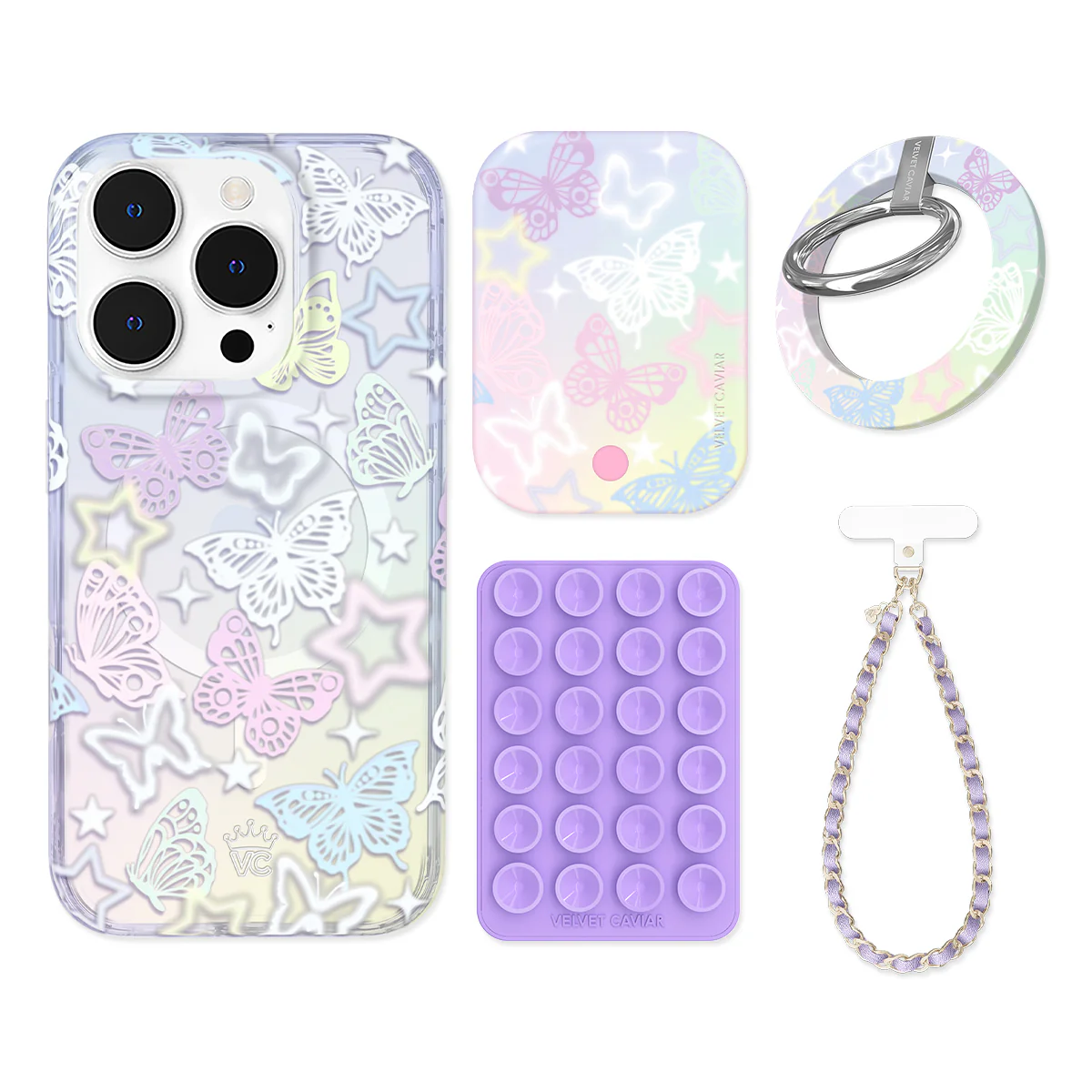 Butterfly Fantasy iPhone Bundle Set - Grip - Image 11