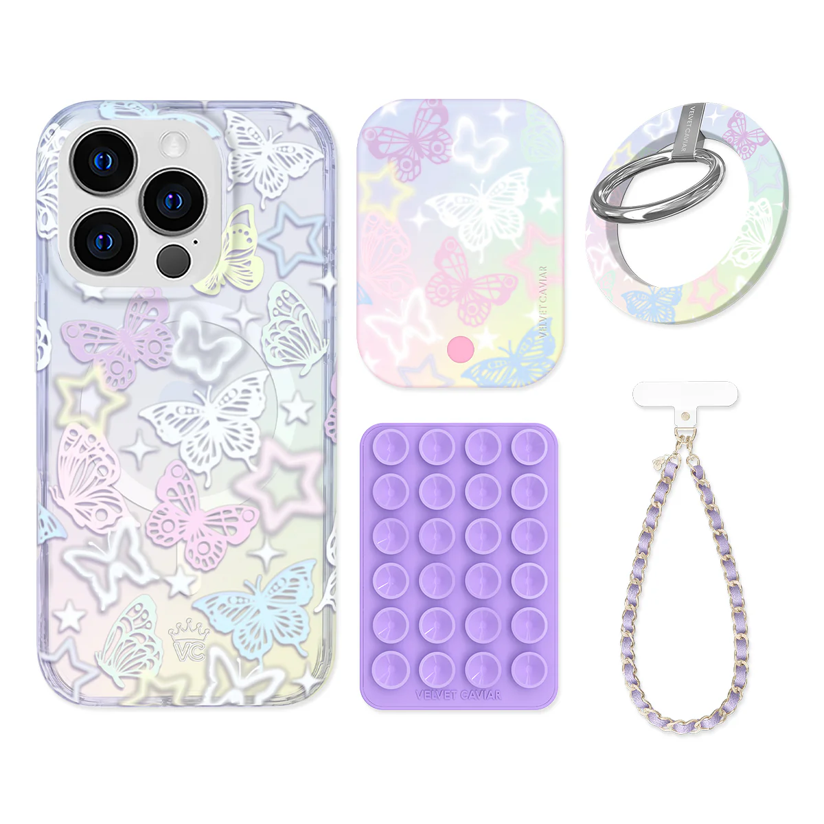 Butterfly Fantasy iPhone Bundle Set - Grip - Image 14