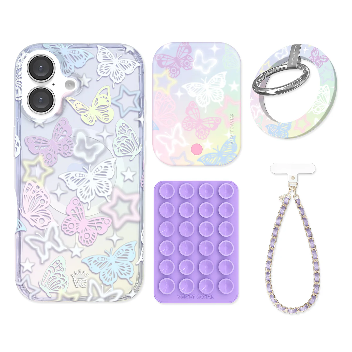 Butterfly Fantasy iPhone Bundle Set - Grip - Image 4