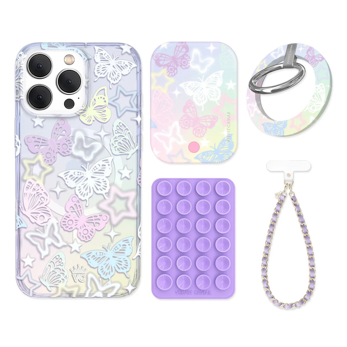 Butterfly Fantasy iPhone Bundle Set - Grip - Image 6