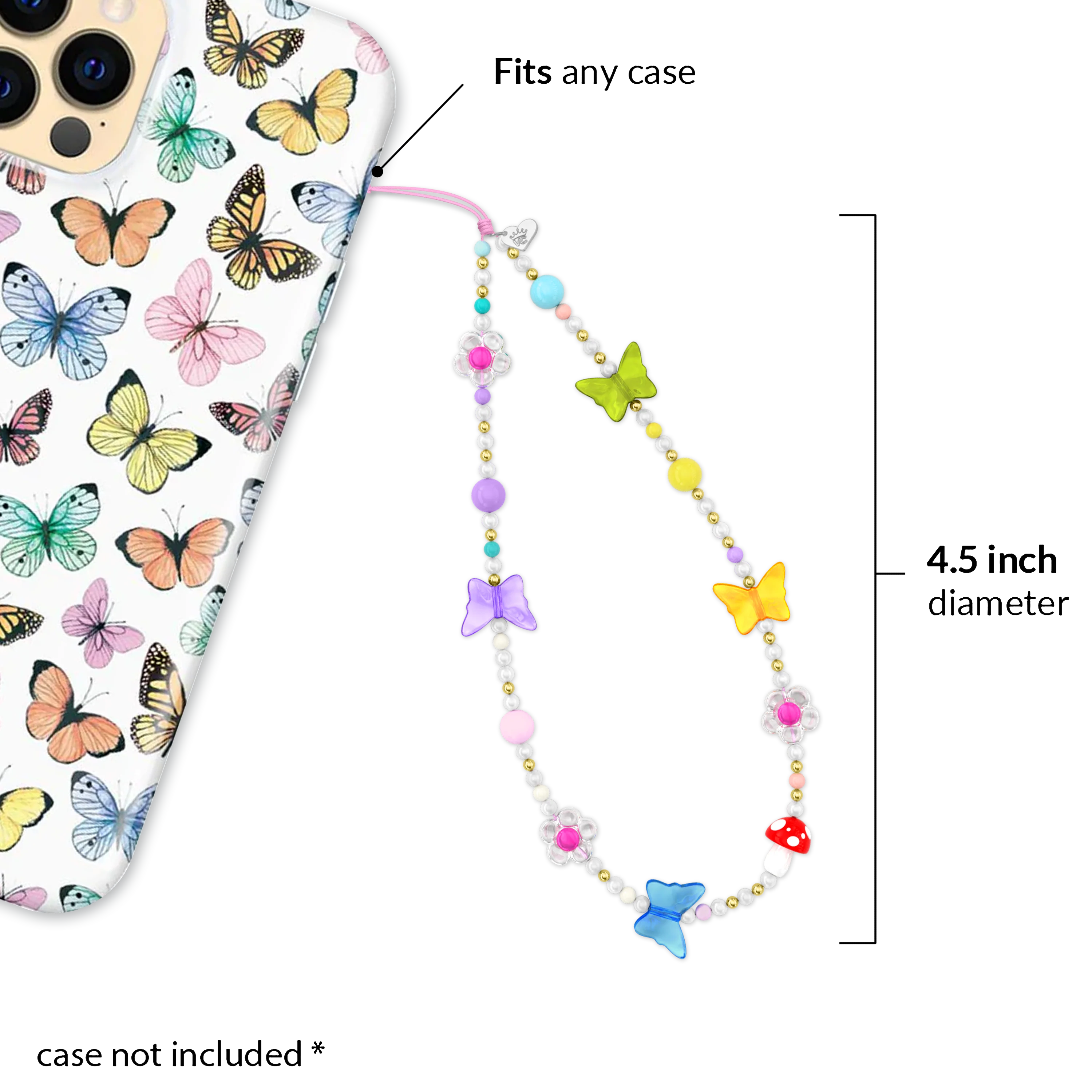 Butterfly Phone Charm - Image 3