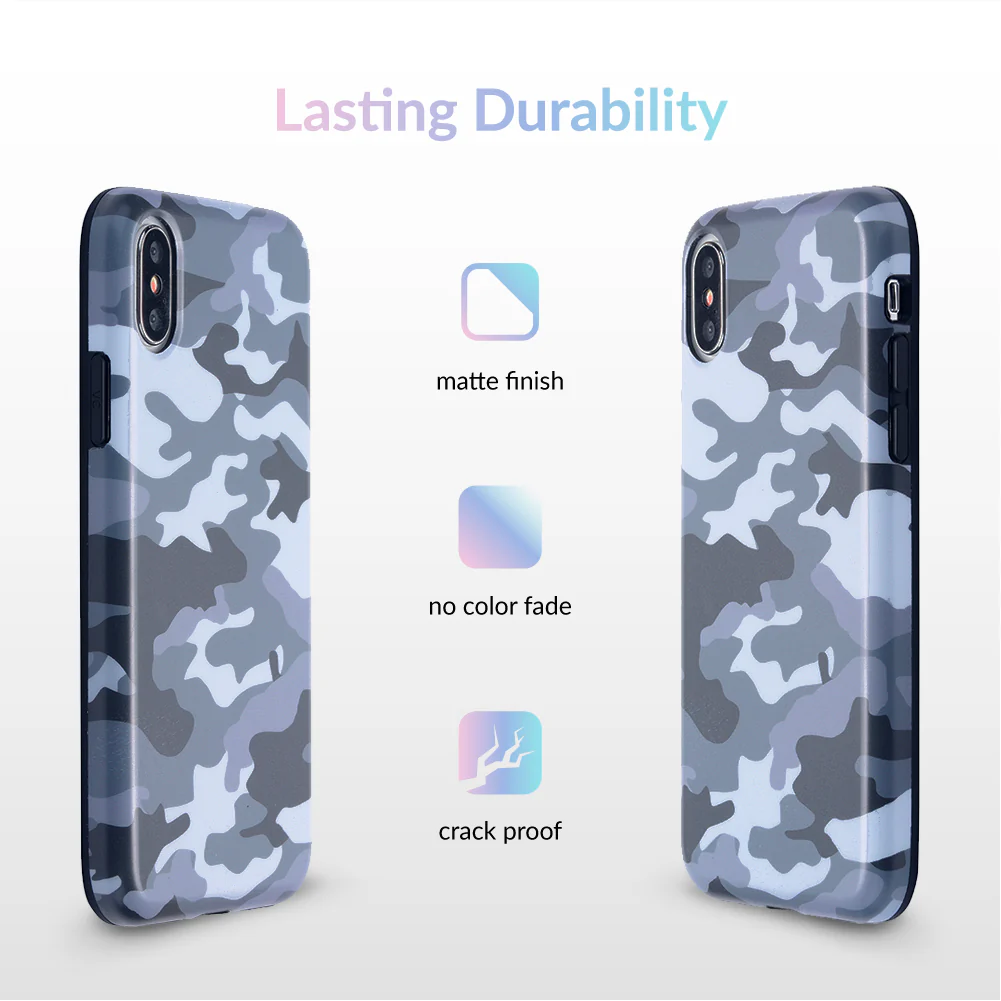 Gray Camo iPhone Case - Image 12