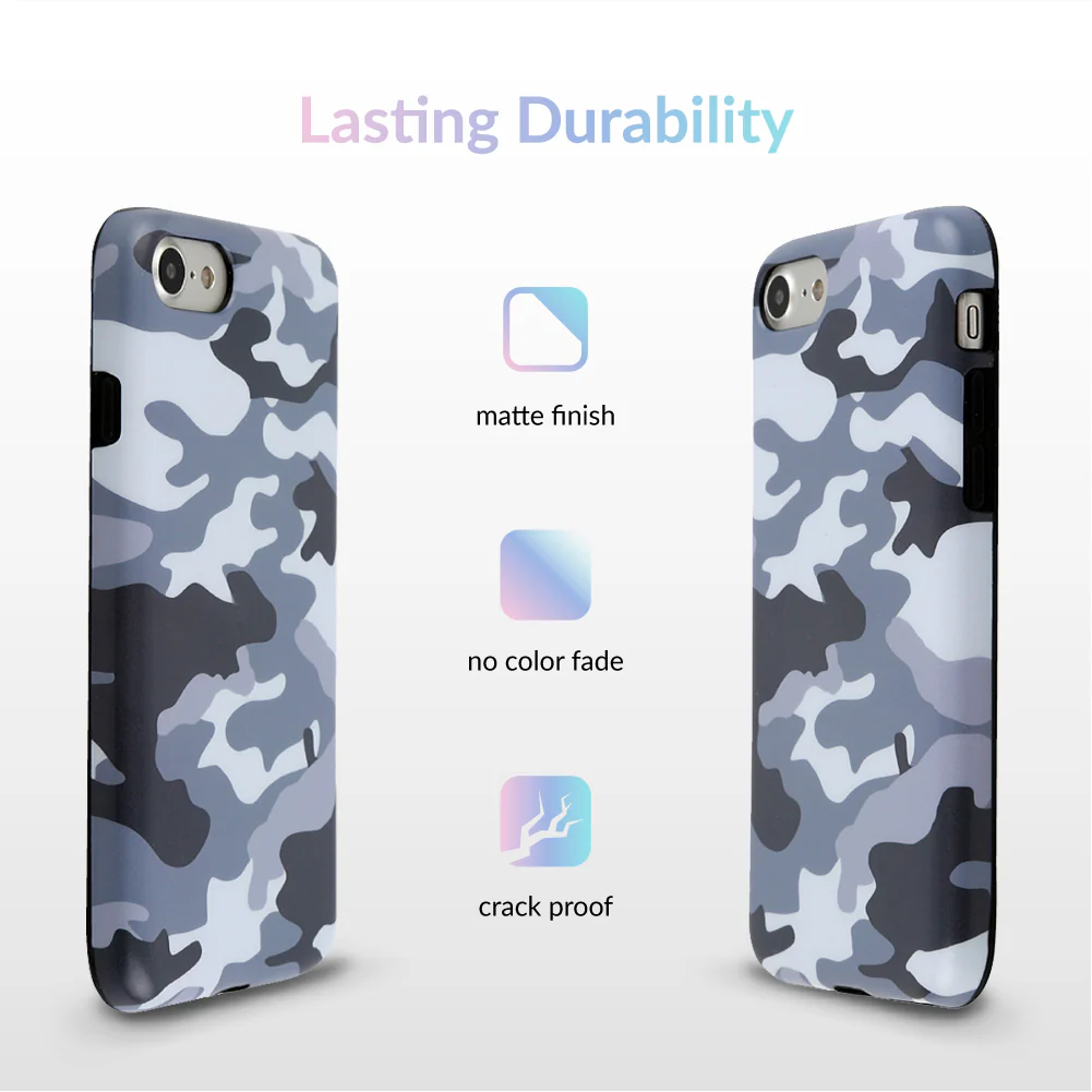Gray Camo iPhone Case - Image 19