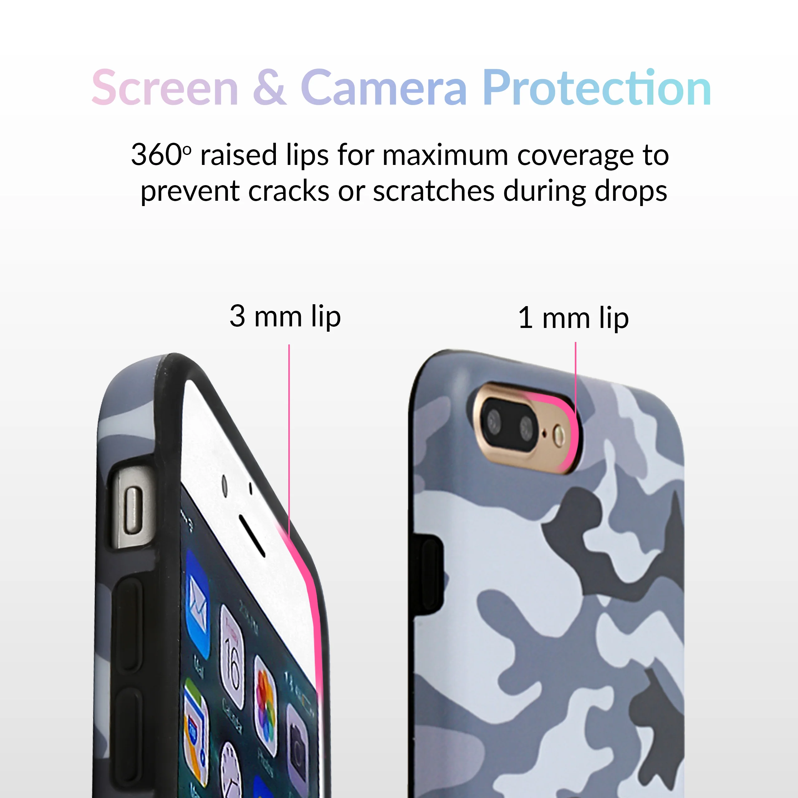 Gray Camo iPhone Case - Image 31