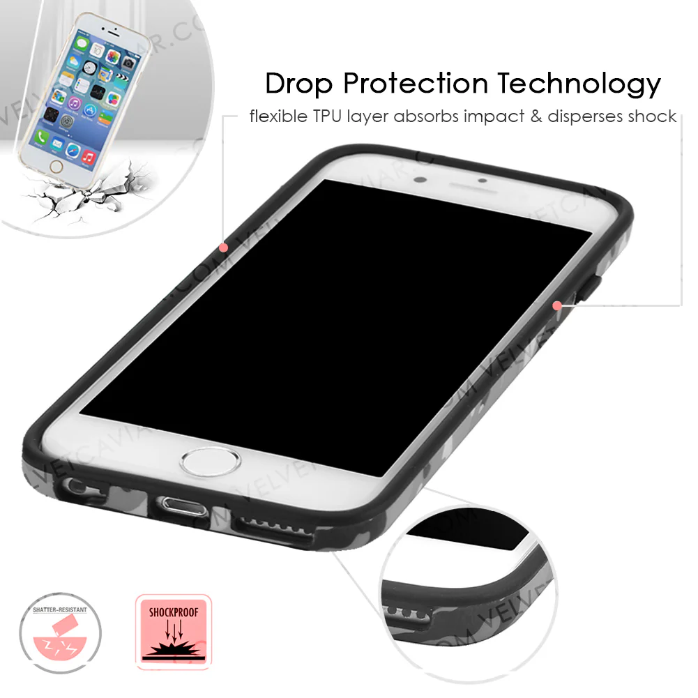 Gray Camo iPhone Case - Image 47