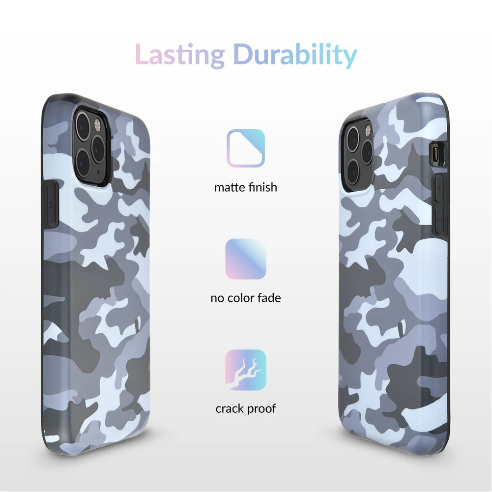 Gray Camo iPhone Case - Image 66