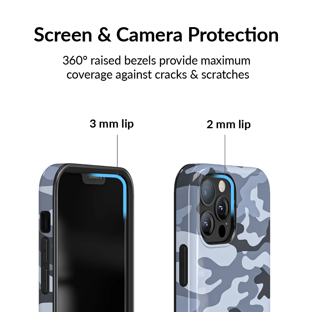 Gray Camo iPhone Case - Image 84