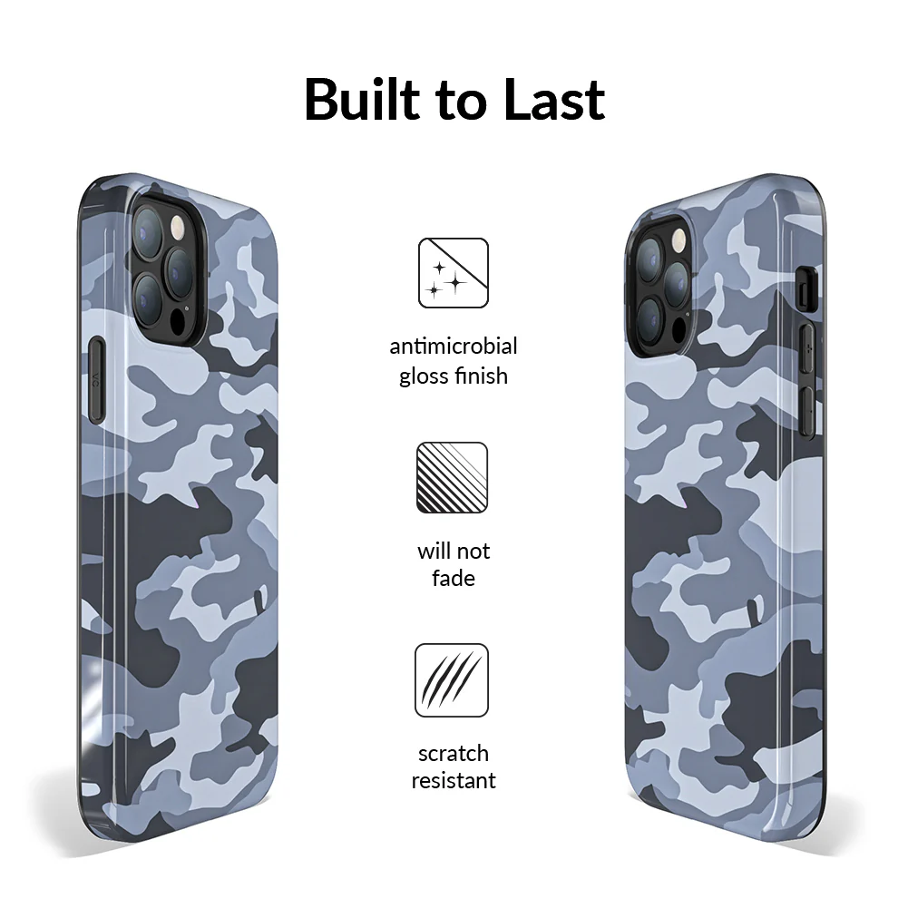 Gray Camo iPhone Case - Image 86