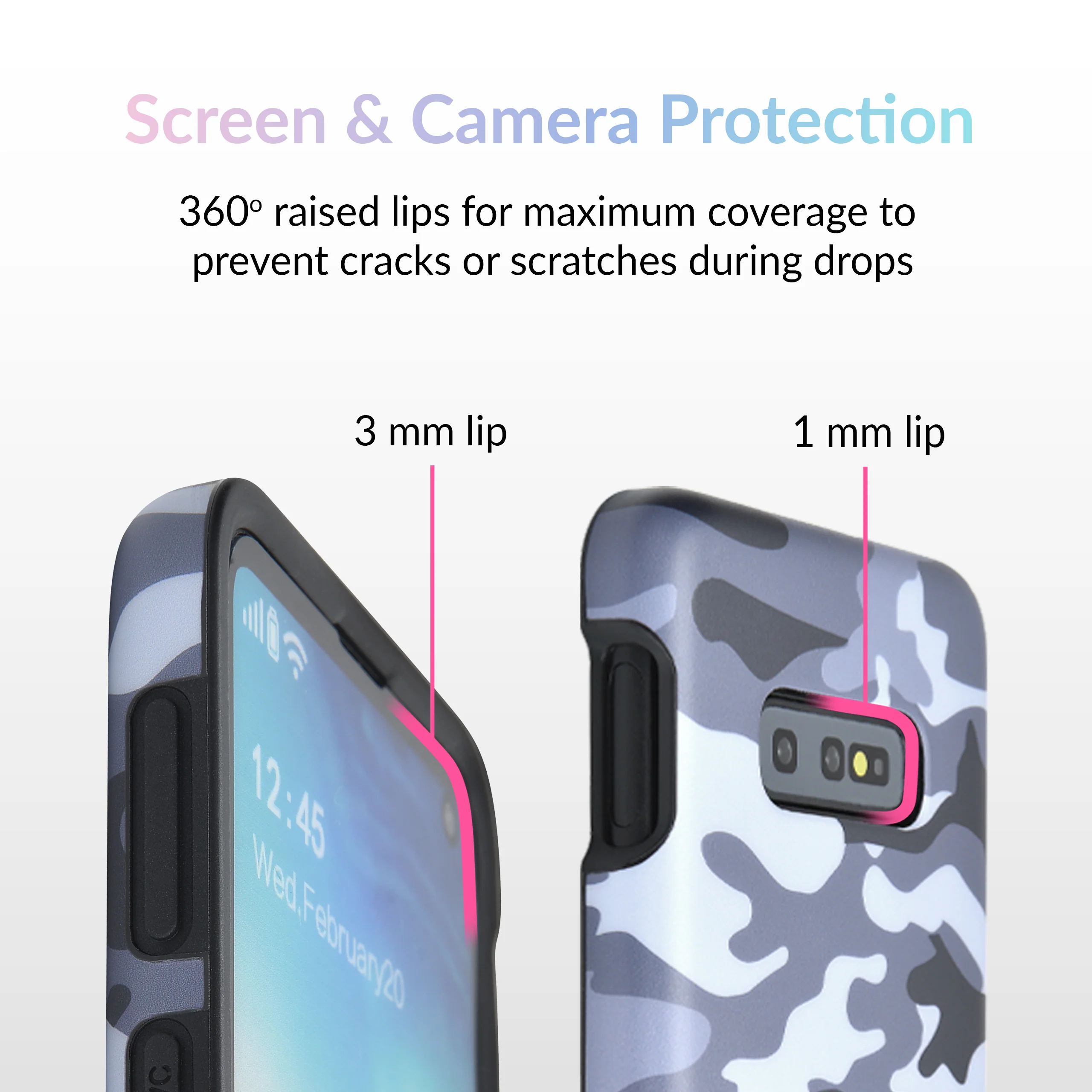 Gray Camo Samsung Galaxy Case - Image 20