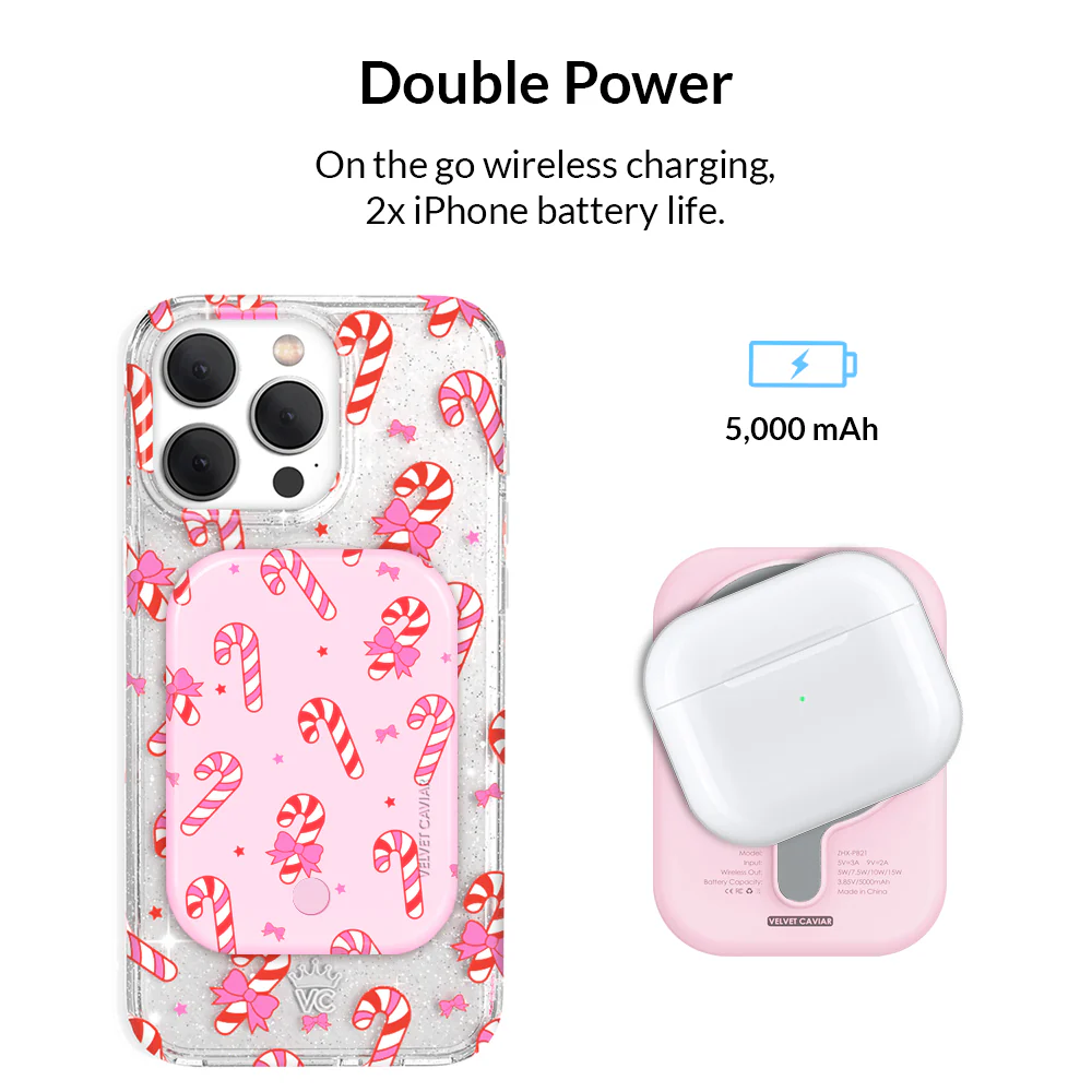 Peppermint Princess MagSafe Battery Power Pack - Image 3