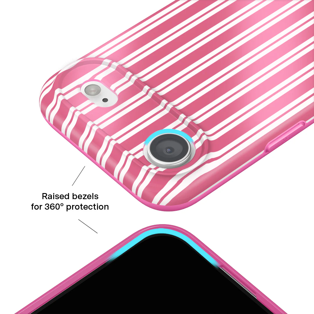 Candy Cane Stripes iPhone Case - Image 3