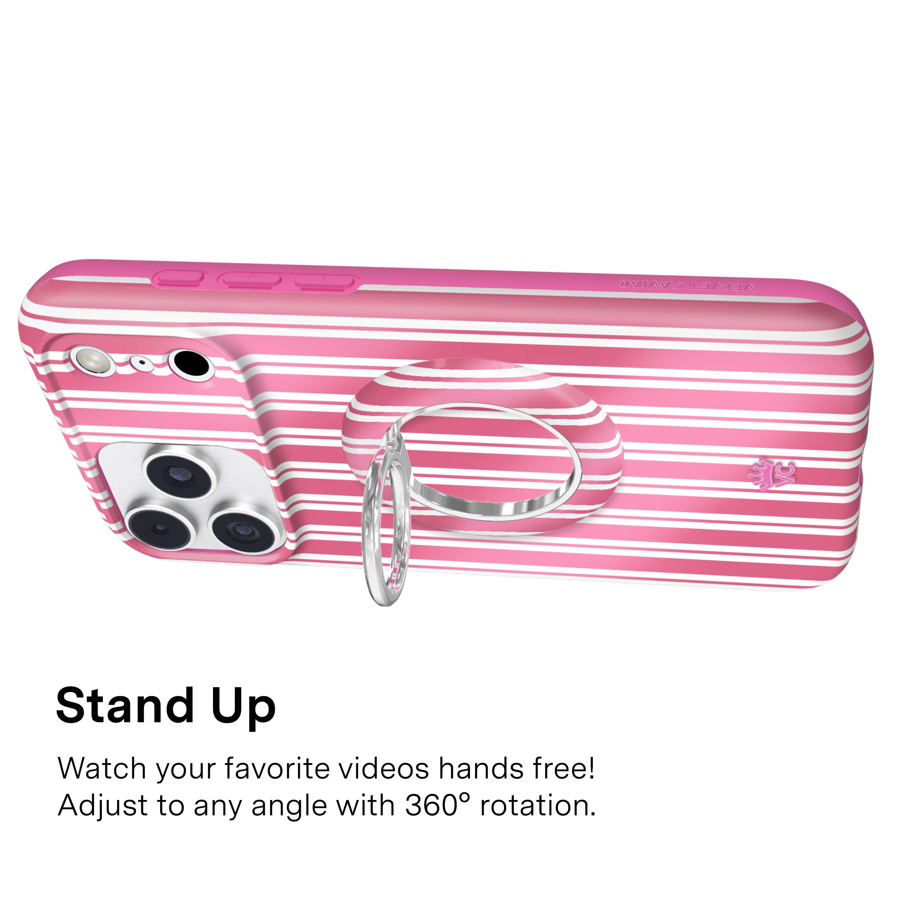 Candy Cane Stripes MagSafe Grip Ring - Image 5