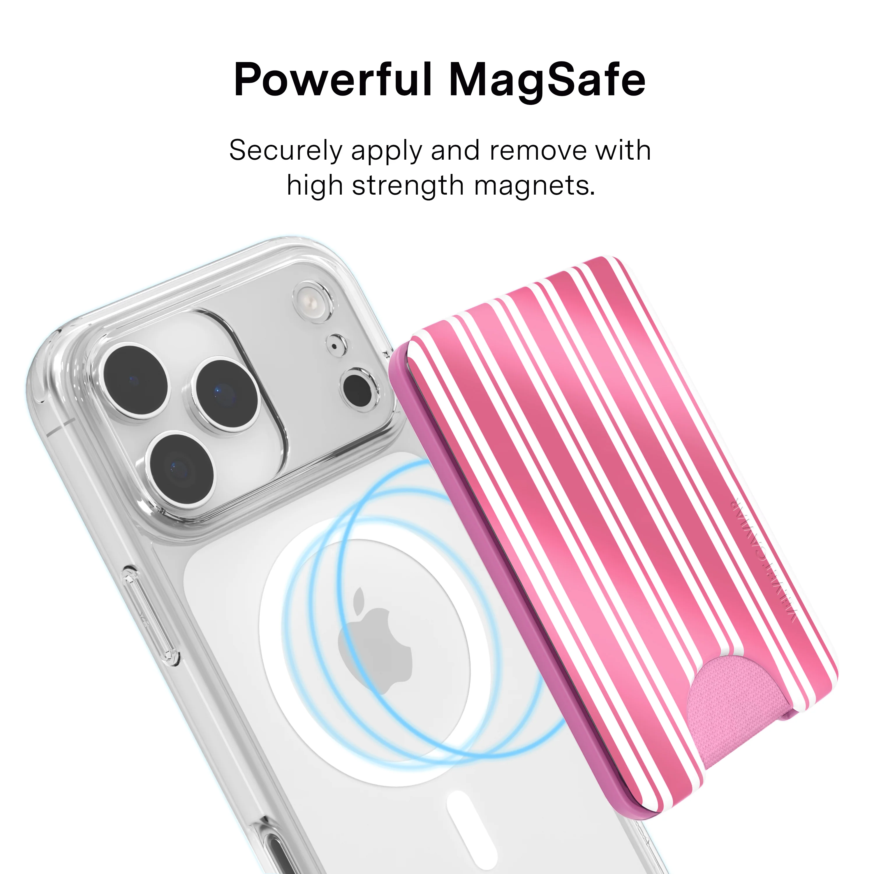 Candy Cane Stripes MagSafe Wallet - Image 4