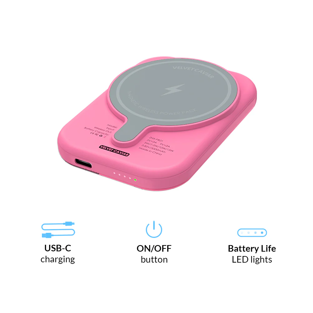 Candy Pink MagSafe Battery Power Pack - Image 6