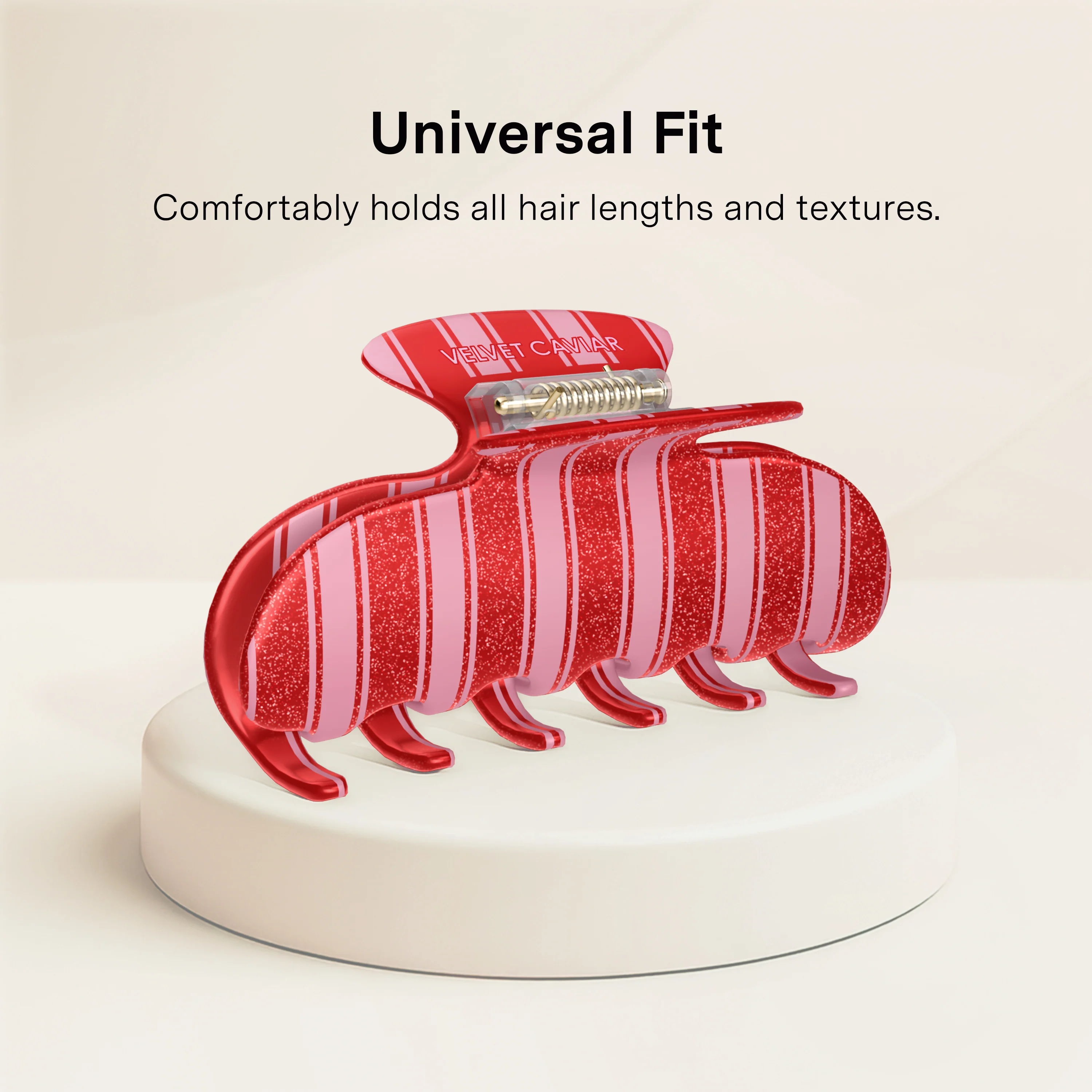 Candy Stripes Hair Clip - Image 3