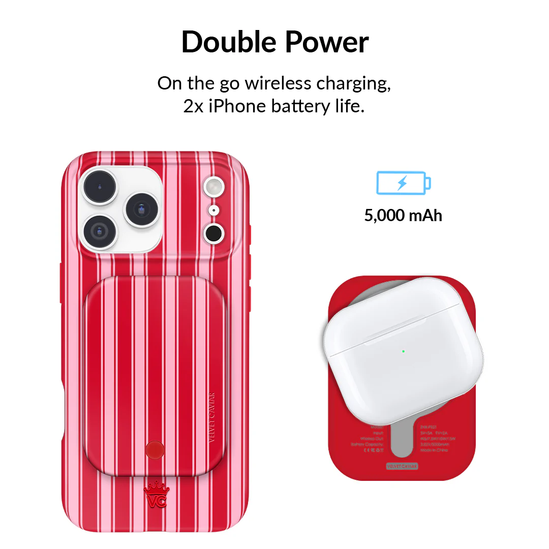 Candy Stripes MagSafe Battery Power Pack - Image 3