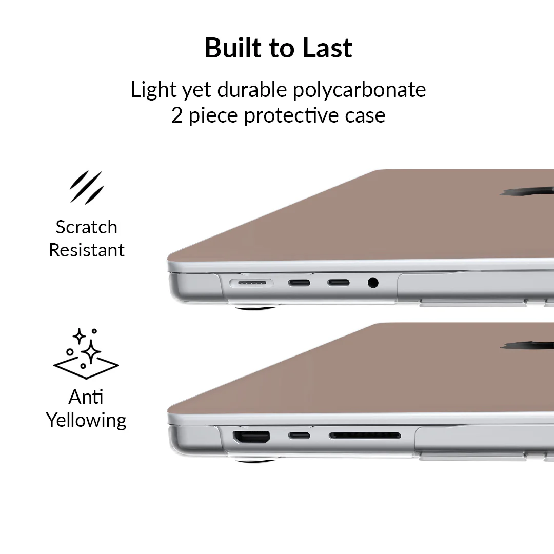 Cashmere Taupe MacBook Case - Image 34