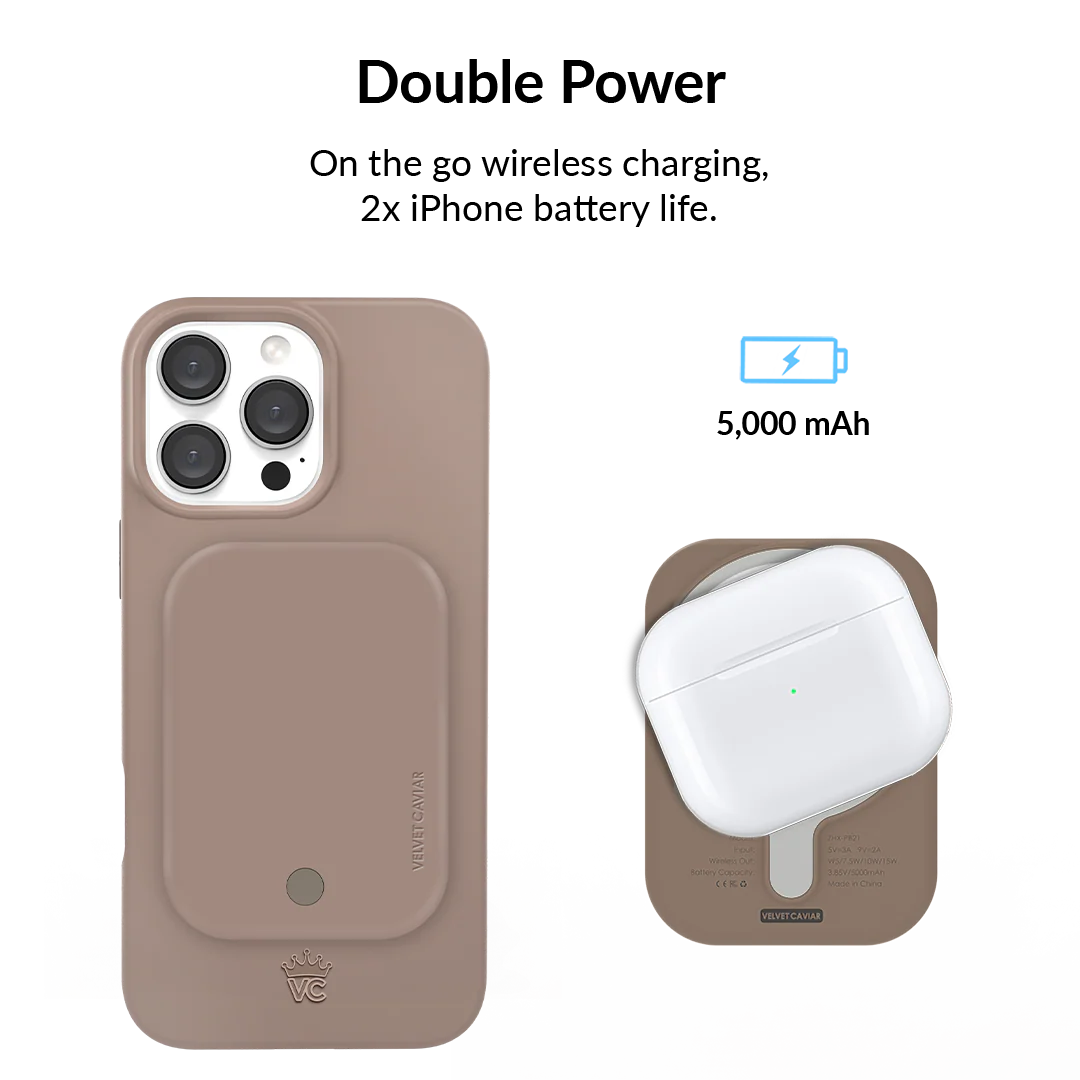 Cashmere Taupe MagSafe Battery Power Pack - Image 3