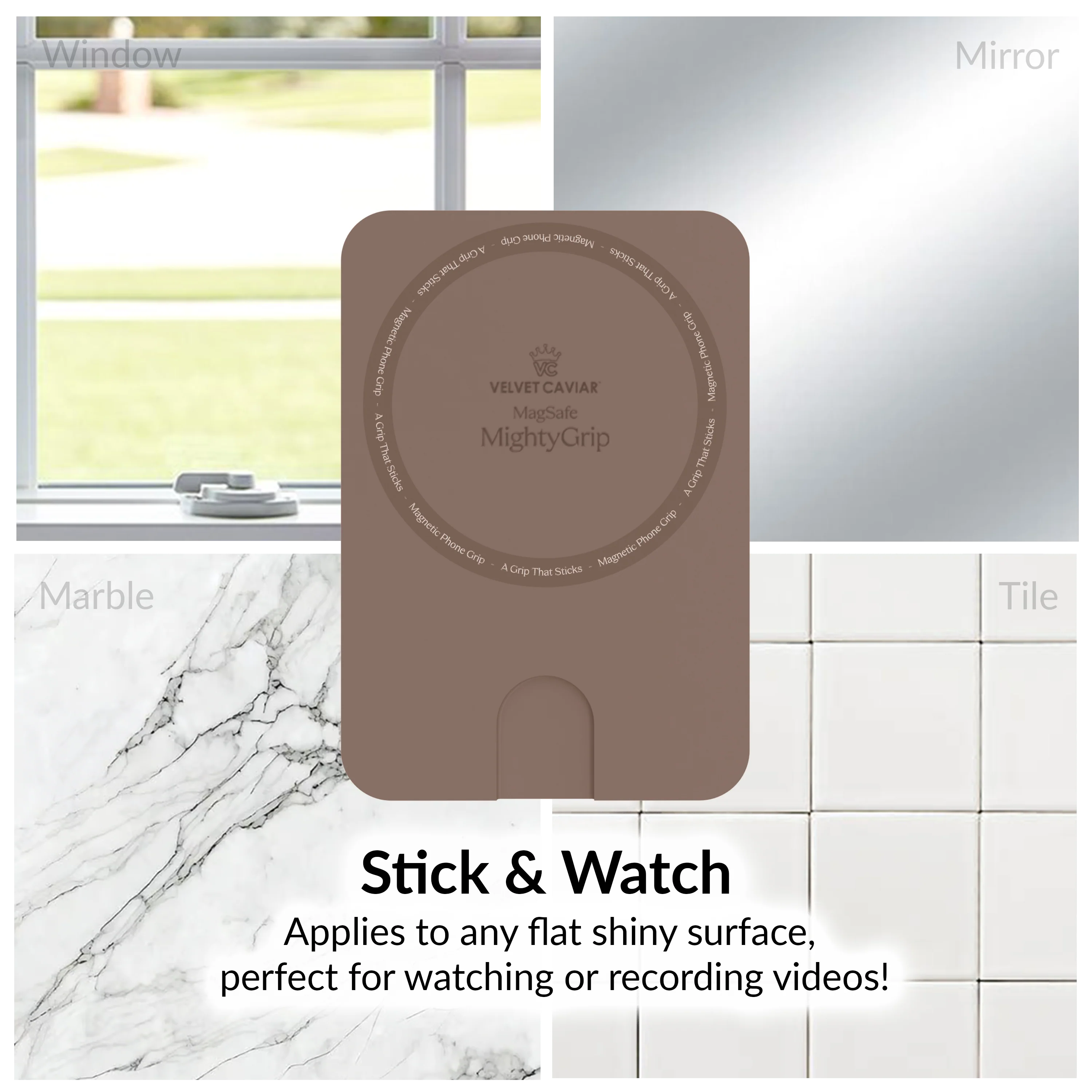 Cashmere Taupe MightyGrip MagSafe Mount - Image 5