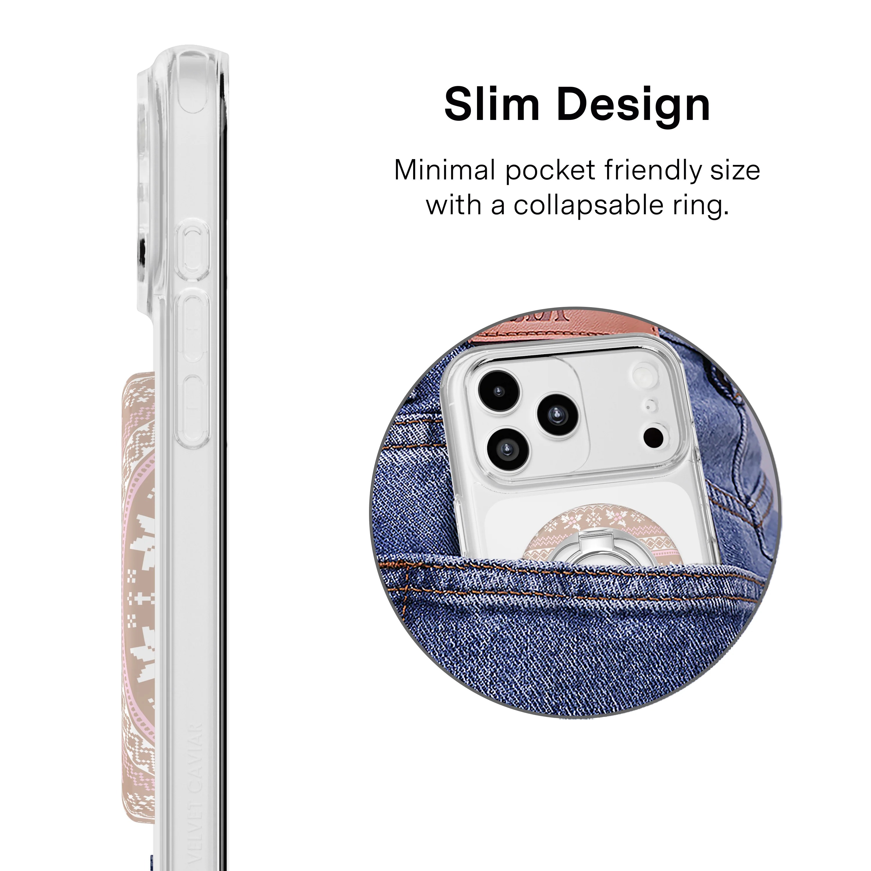 Chai Latte Sweater MagSafe Grip Ring - Image 4