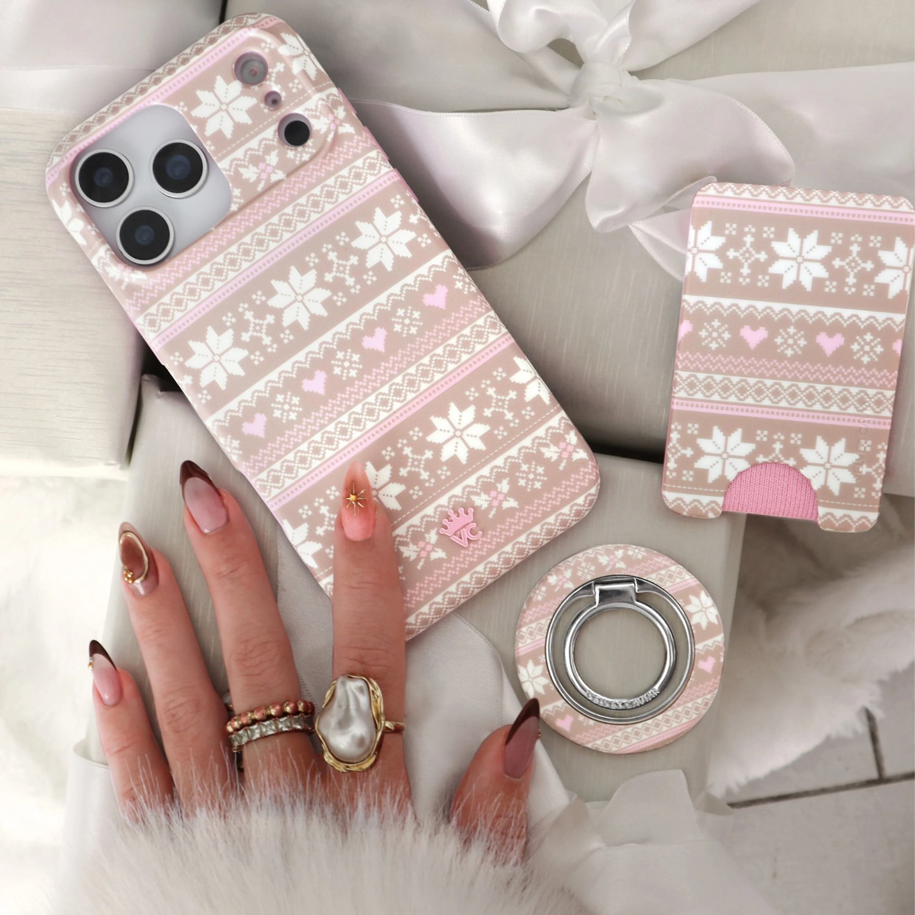Chai Latte Sweater MagSafe Wallet - Image 7