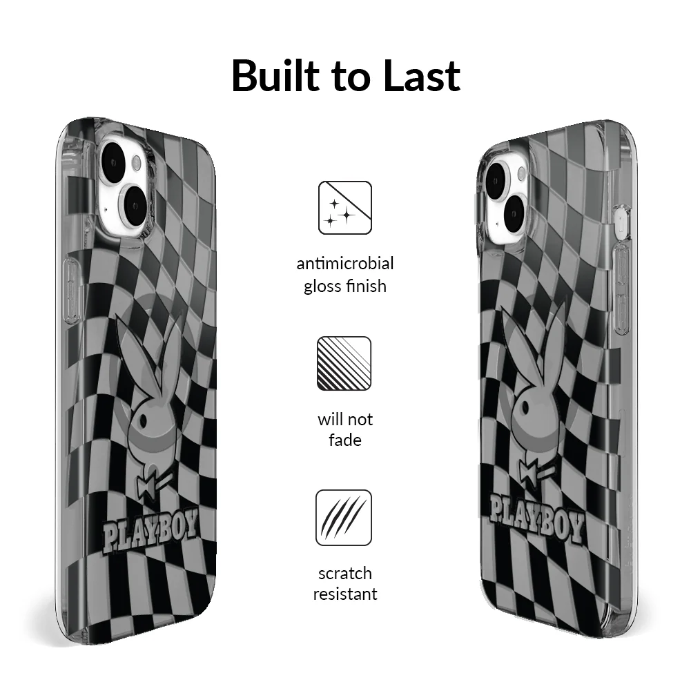Playboy Checkmate Clear iPhone Case - Image 17