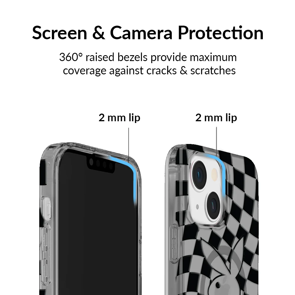 Playboy Checkmate Clear iPhone Case - Image 33