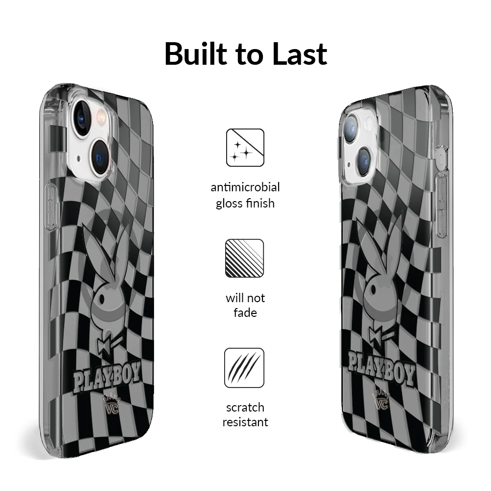 Playboy Checkmate Clear iPhone Case - Image 35