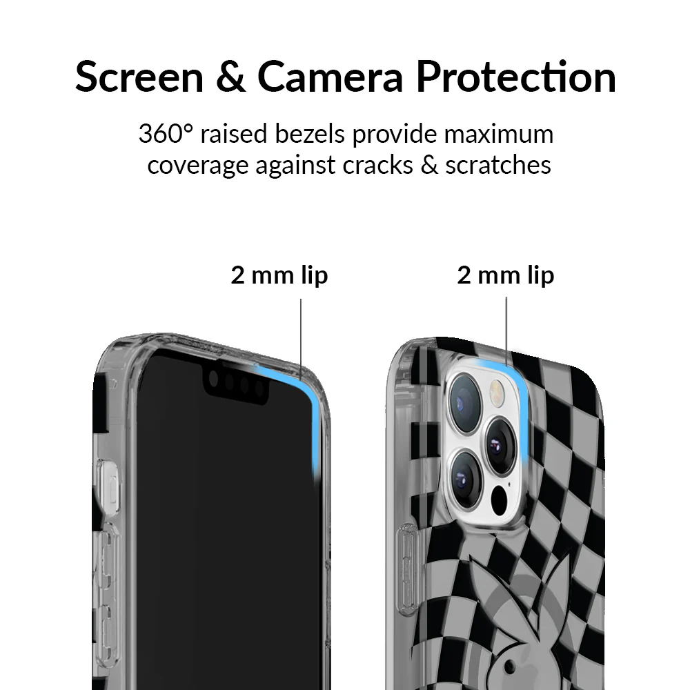 Playboy Checkmate Clear iPhone Case - Image 39